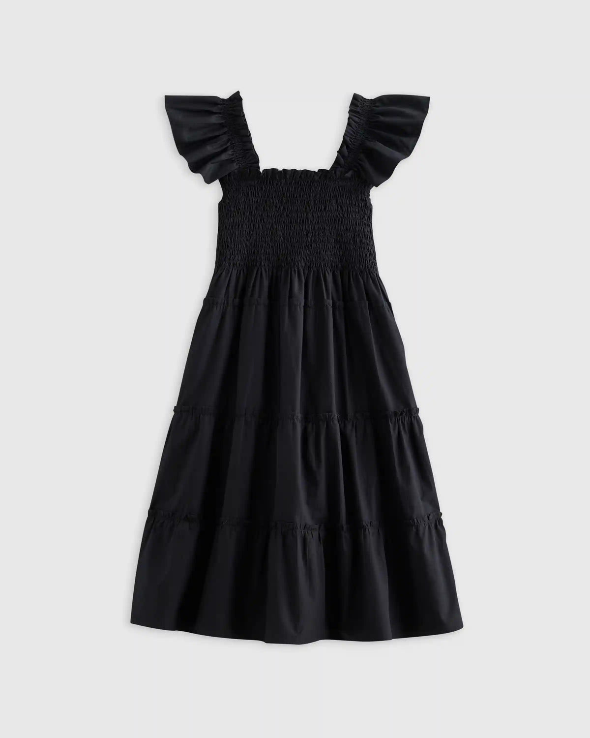 100% Organic Cotton Poplin Smocked Dress