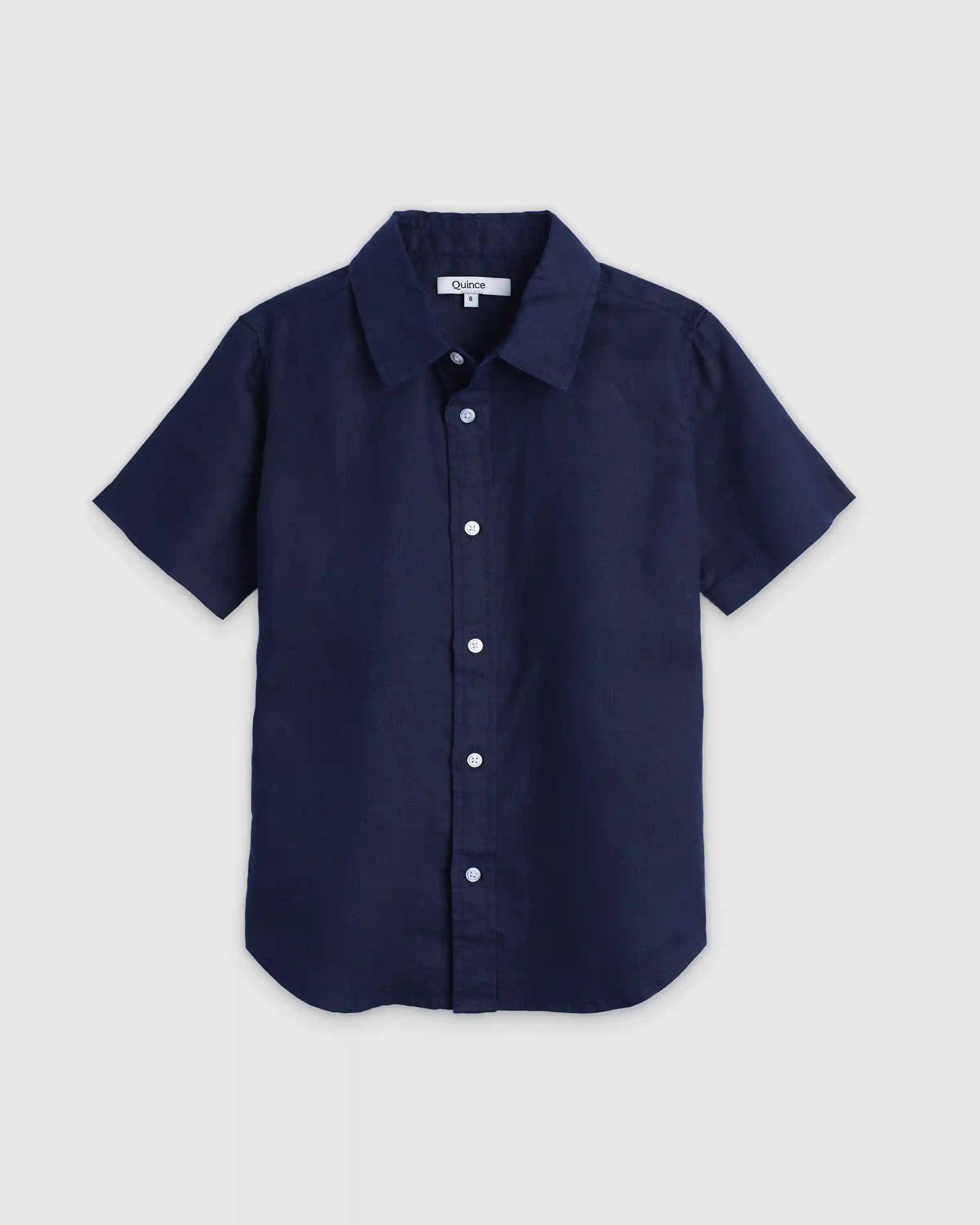 100% European Linen Short Sleeve Shirt
