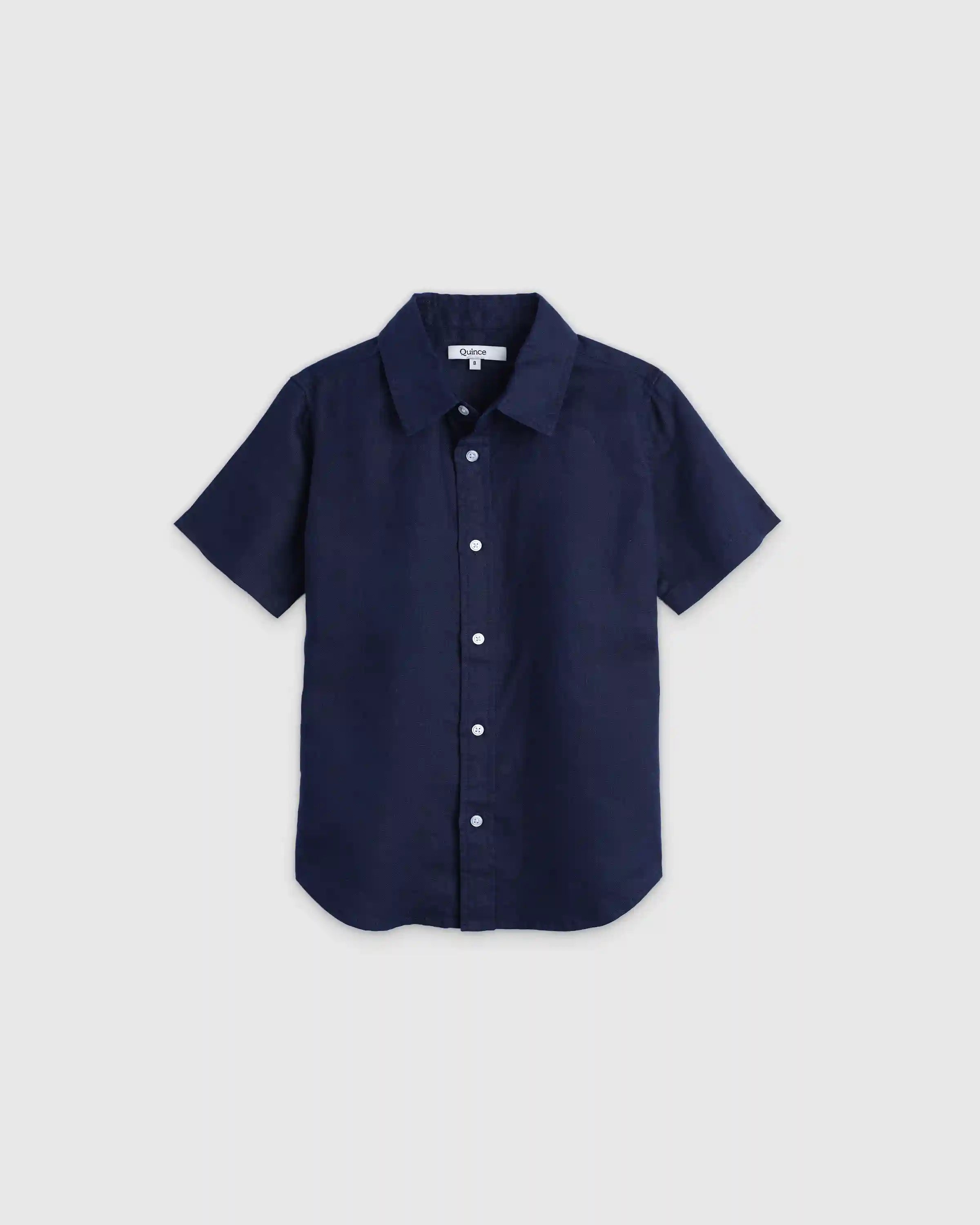 100% European Linen Short Sleeve Shirt