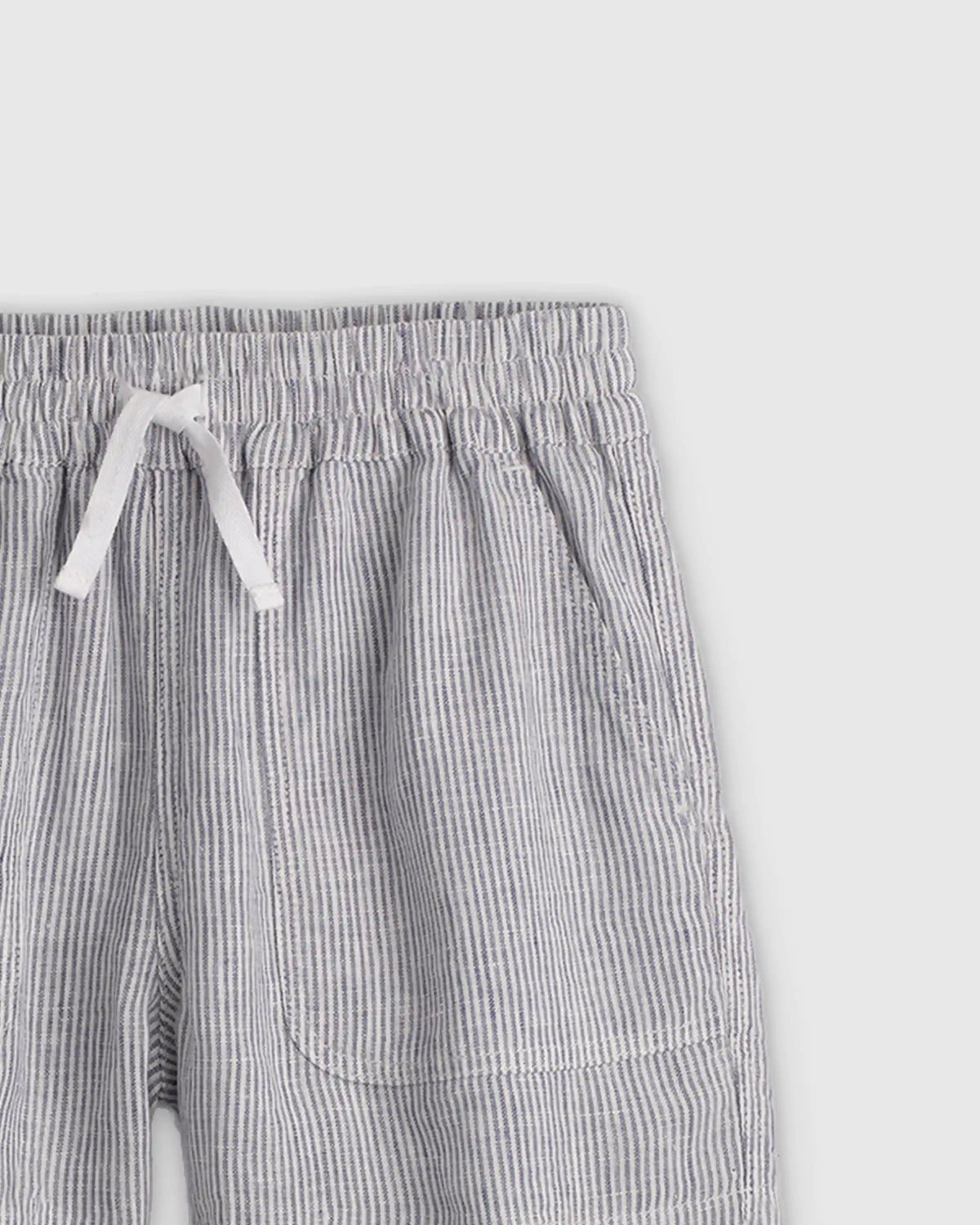 100% European Linen Drawstring Shorts