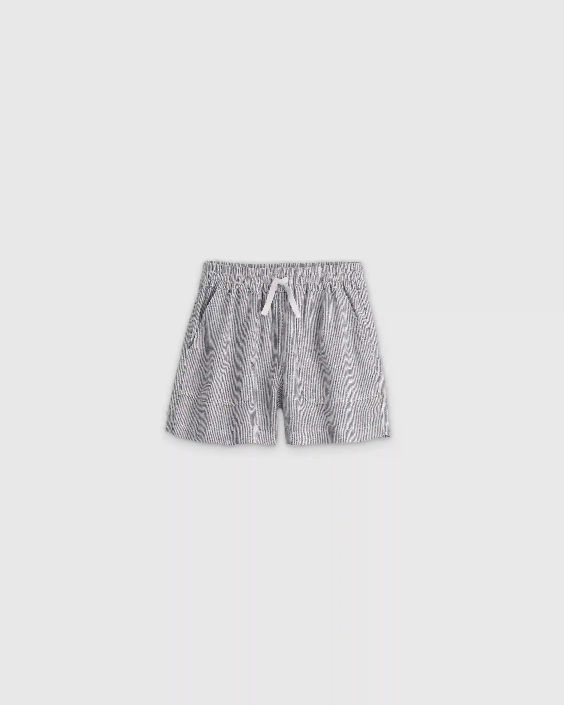 100% European Linen Drawstring Shorts