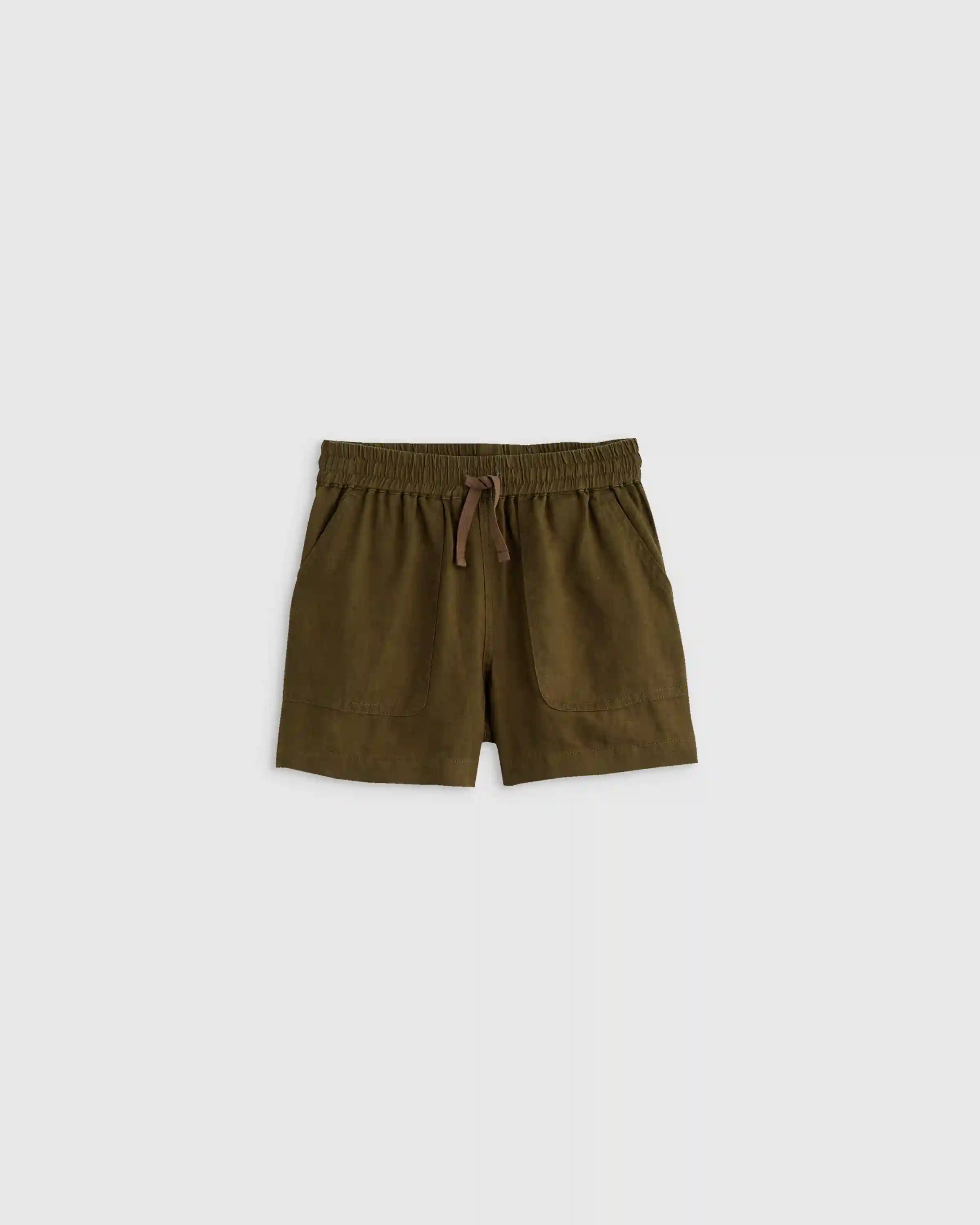 100% European Linen Drawstring Shorts