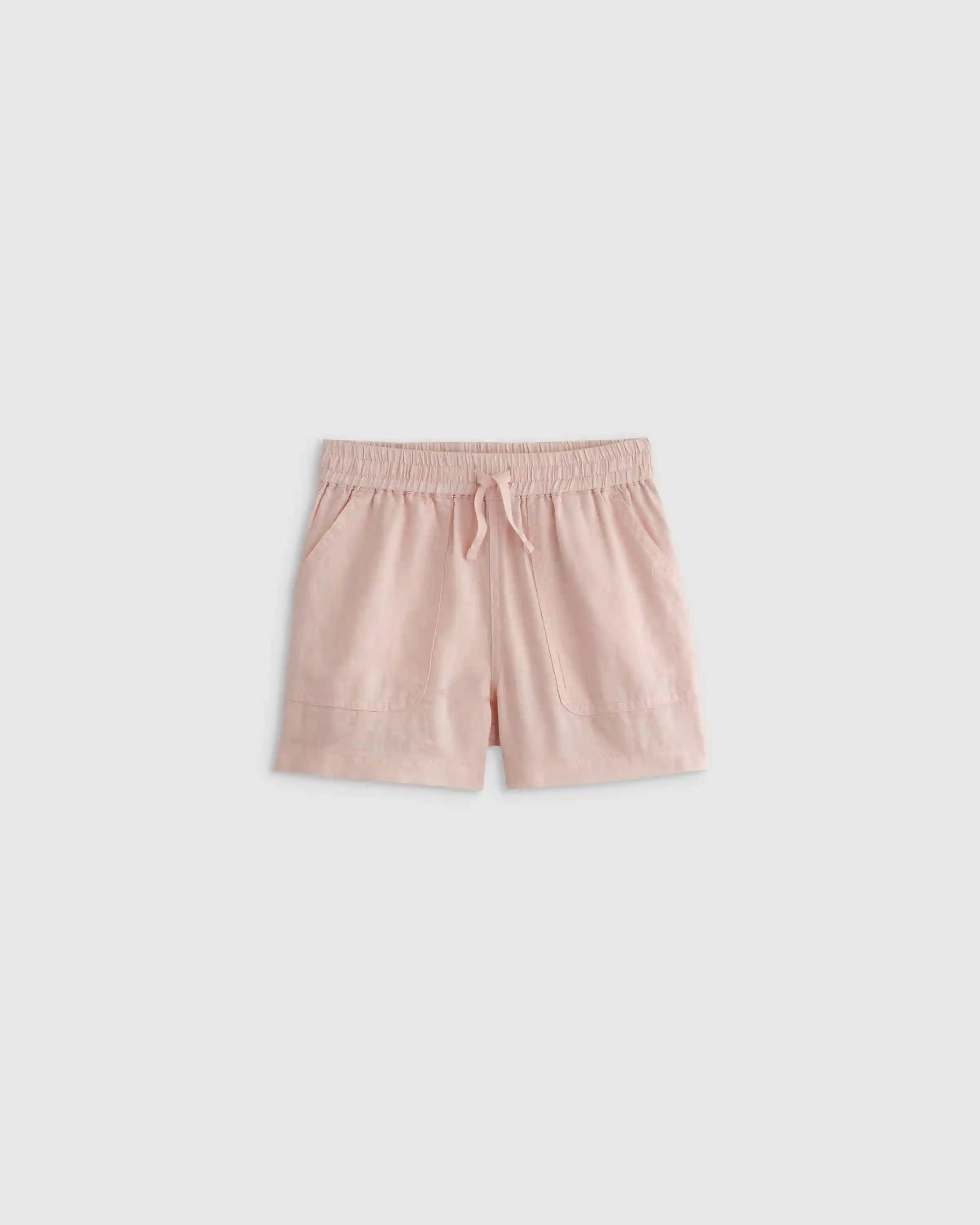 100% European Linen Drawstring Shorts