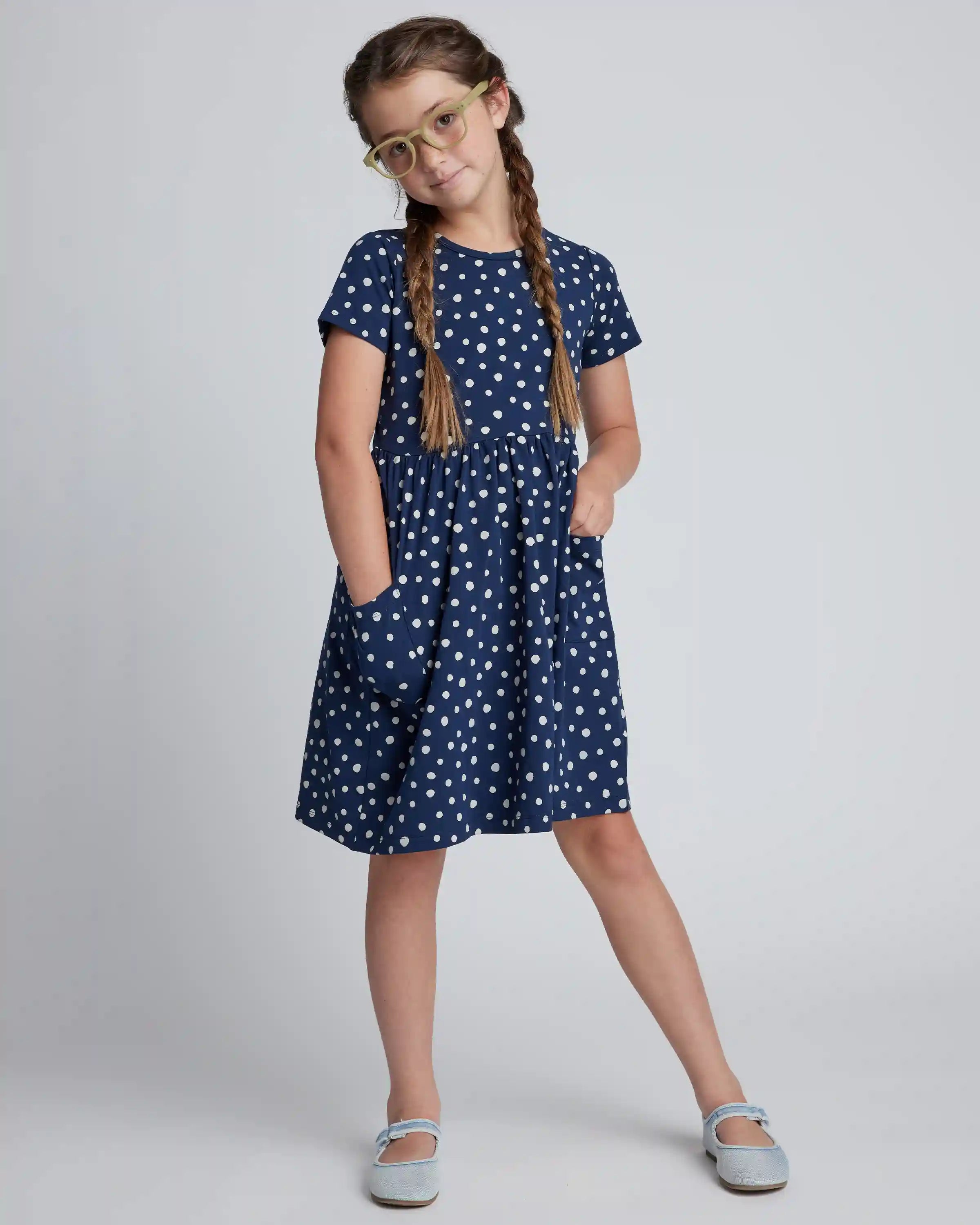Organic Cotton Fit and Flare Pocket Dress