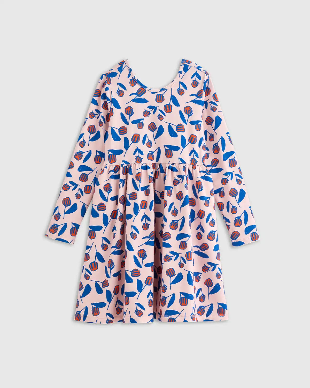 Organic Cotton Long Sleeve Skater Dress