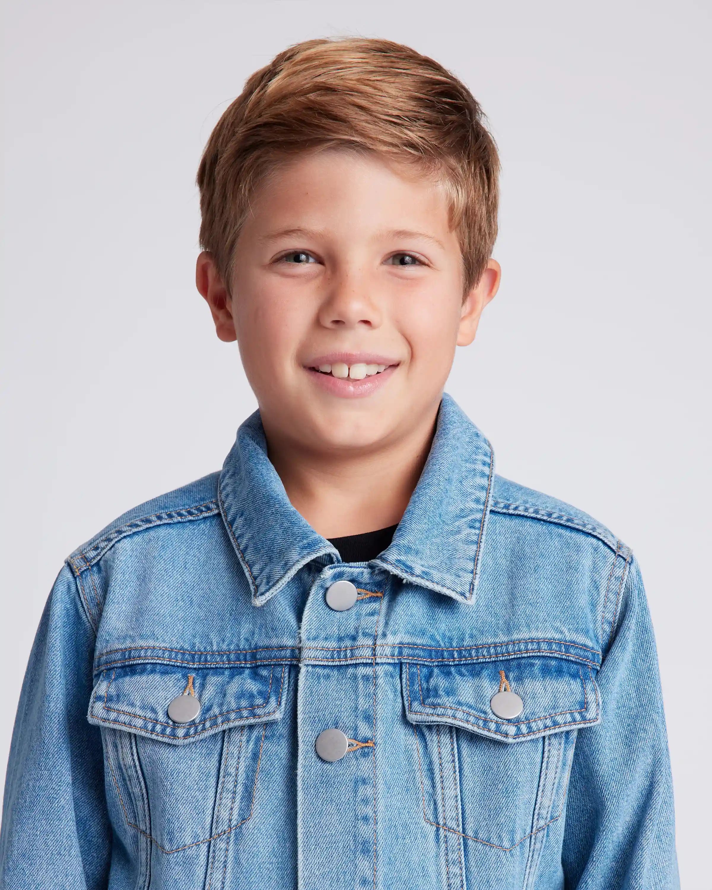 Boys 100% Organic Cotton Denim Jacket