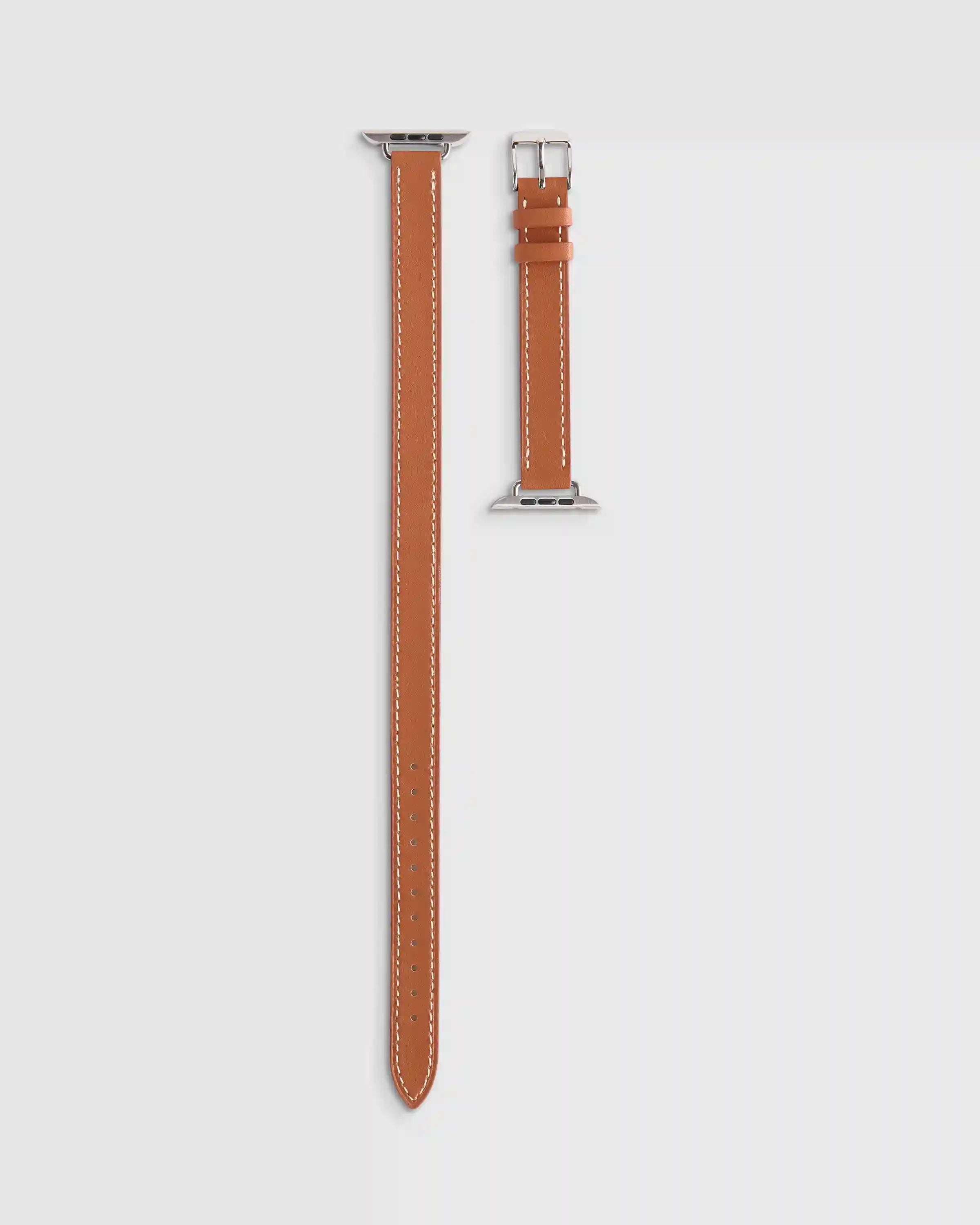 Leather Double Wrap Smartwatch Band