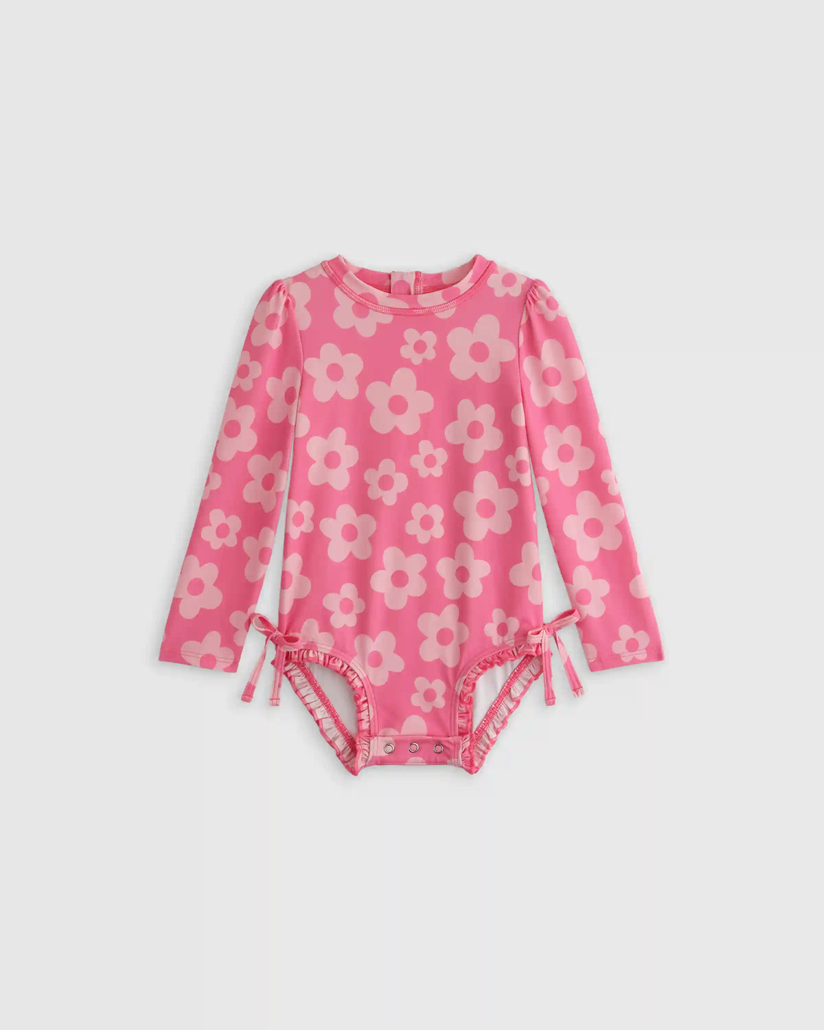 Long Sleeve Tie One-Piece Swimsuit