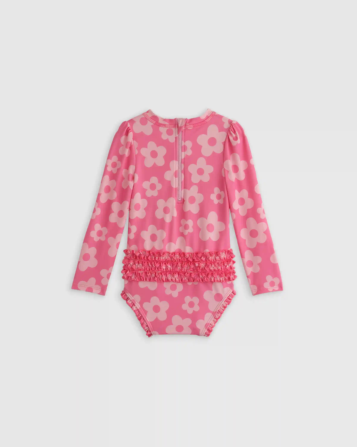 Long Sleeve Tie One-Piece Swimsuit