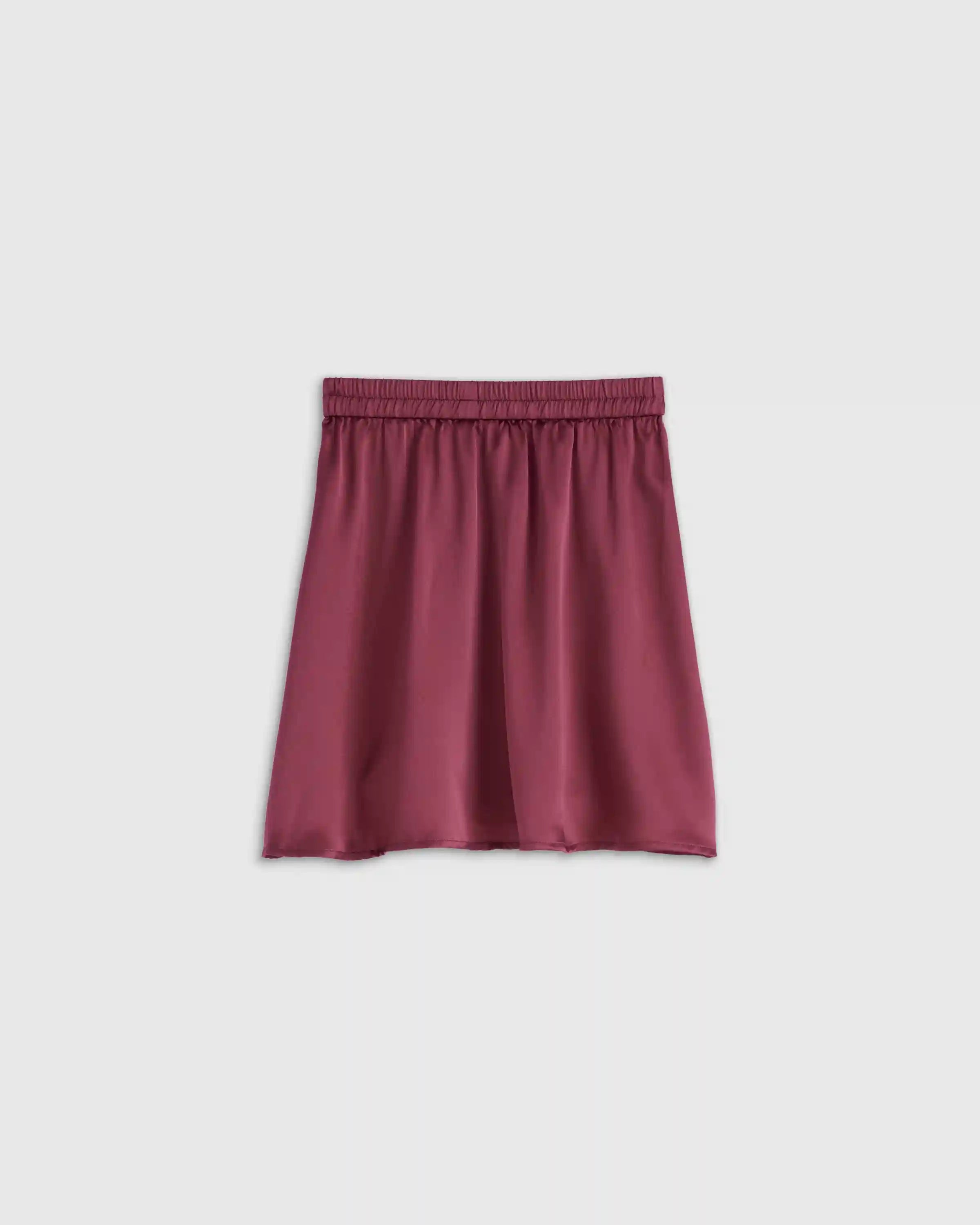 100% Washable Silk Mini Skirt