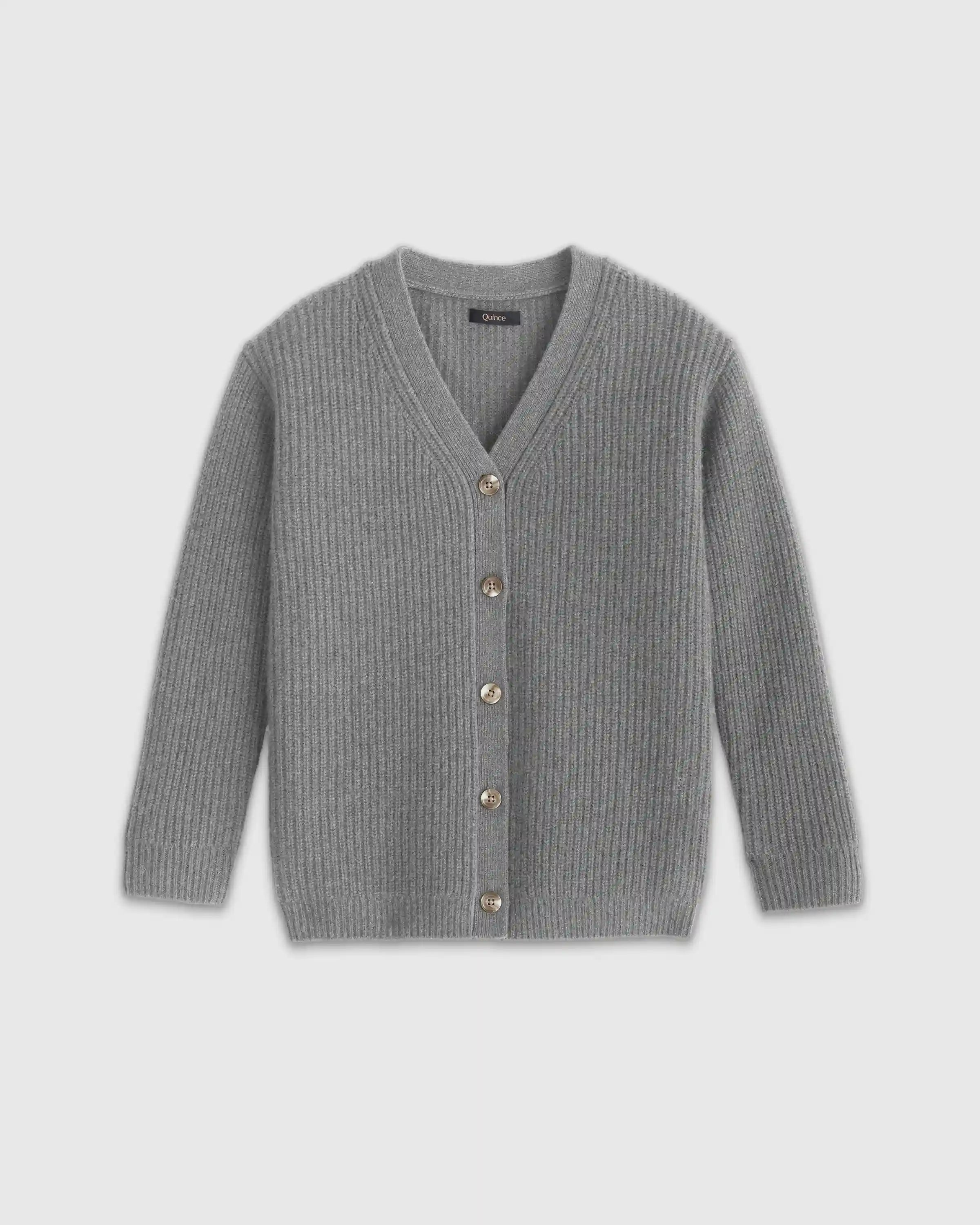 Washable Cashmere Oversized Fisherman Cardigan