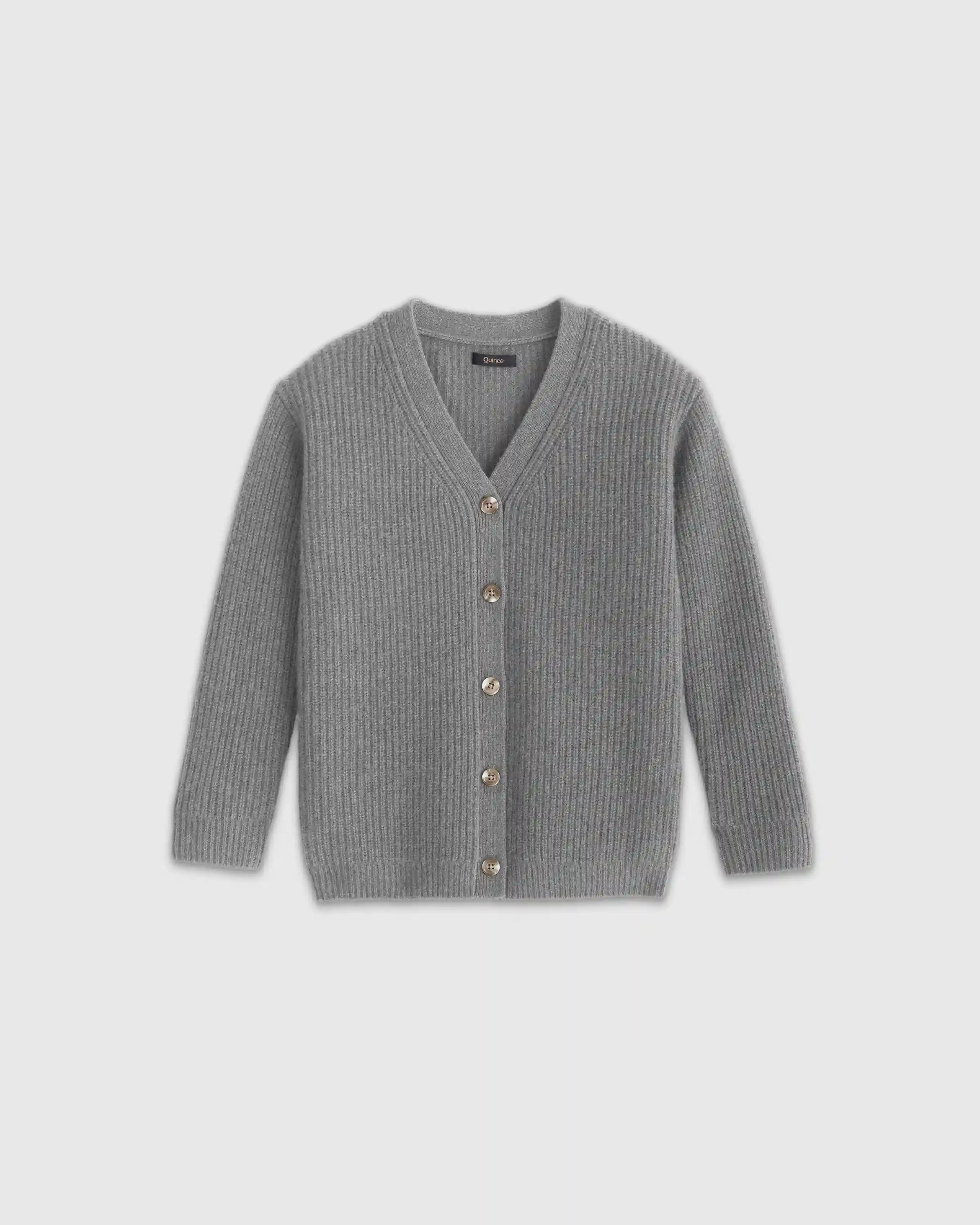 Washable Cashmere Oversized Fisherman Cardigan