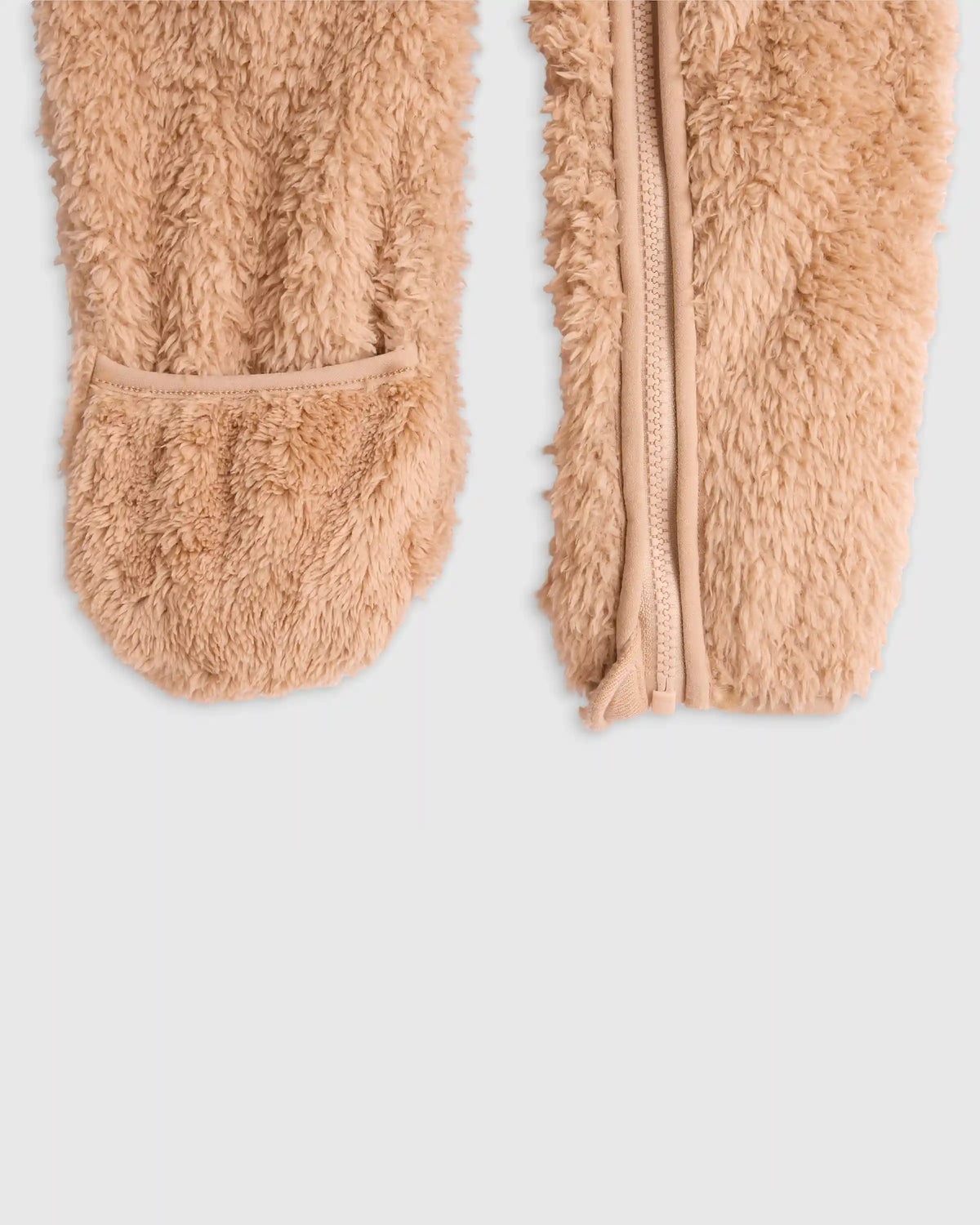Recycled Sherpa Fleece Baby Bear Bunting