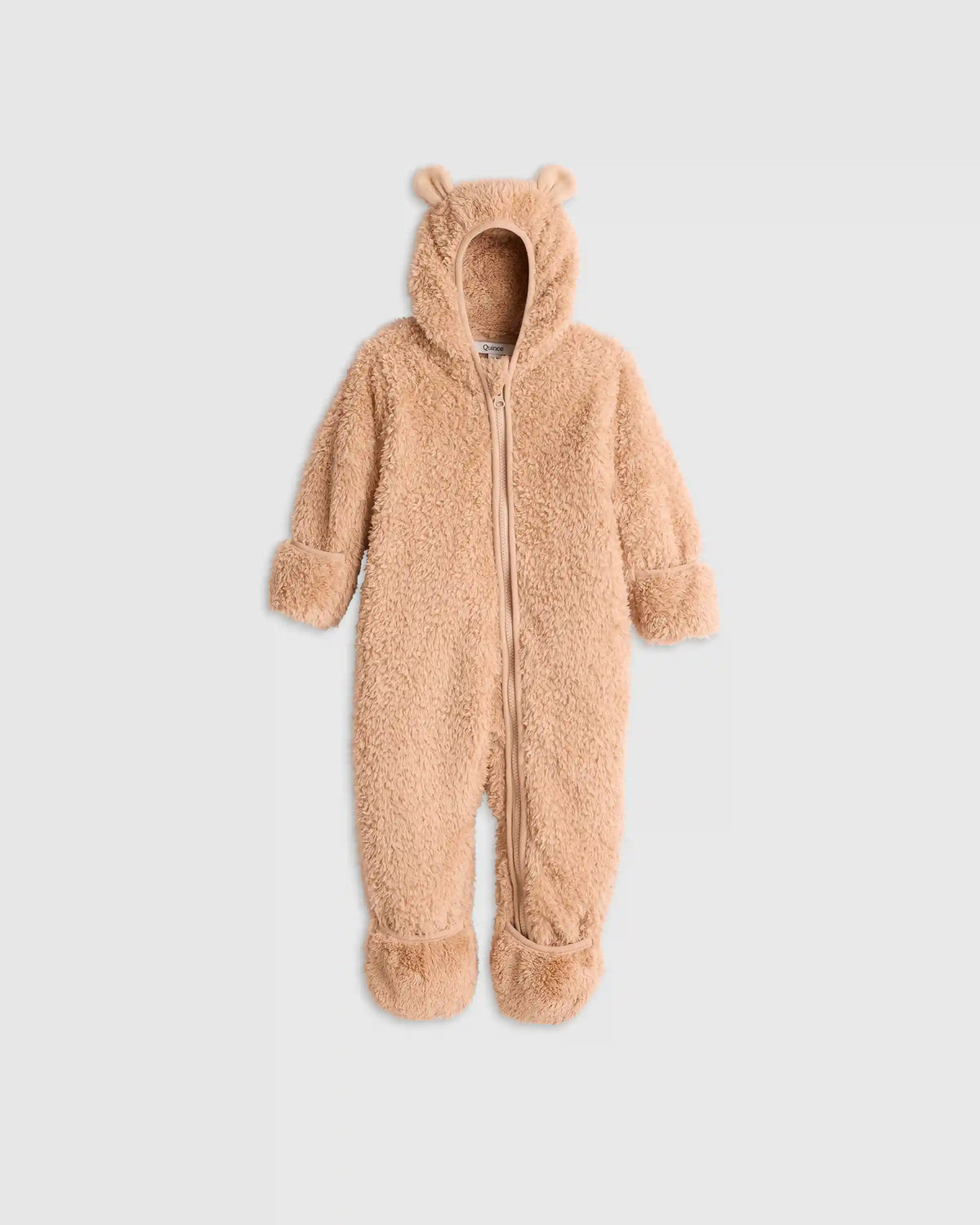 Recycled Sherpa Fleece Baby Bear Bunting