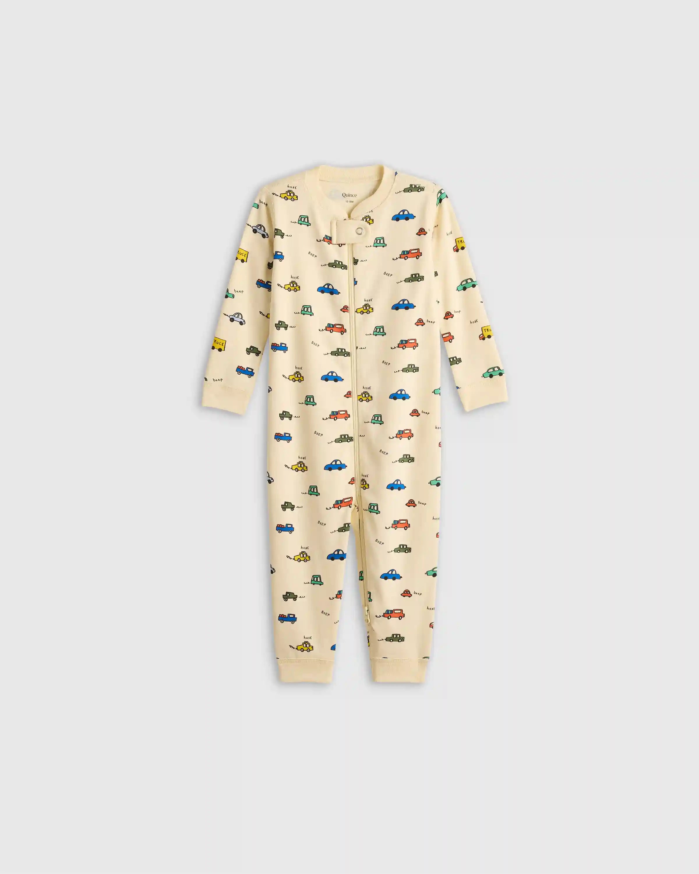 100% Organic Cotton One Piece Pajama