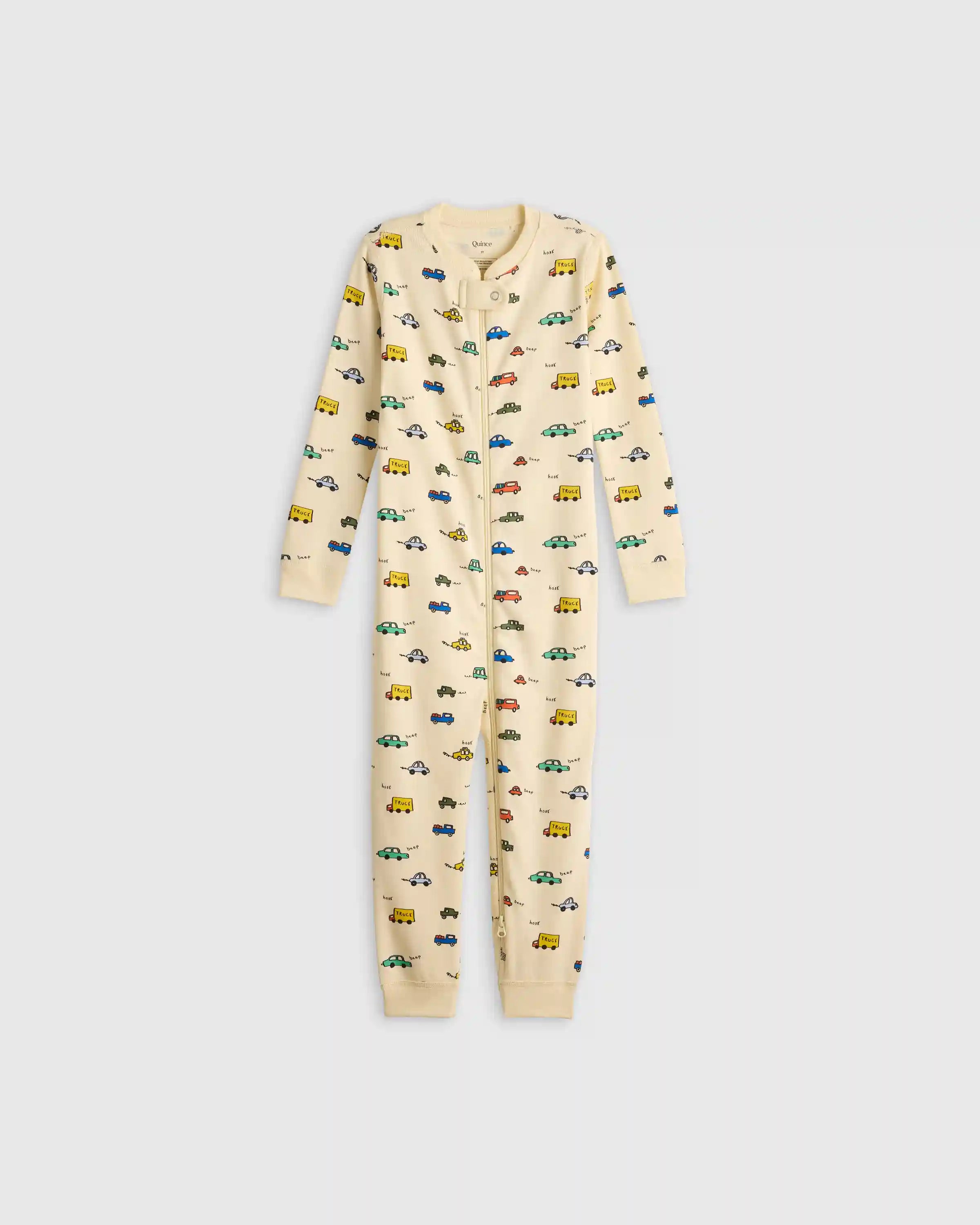 100% Organic Cotton One Piece Pajama