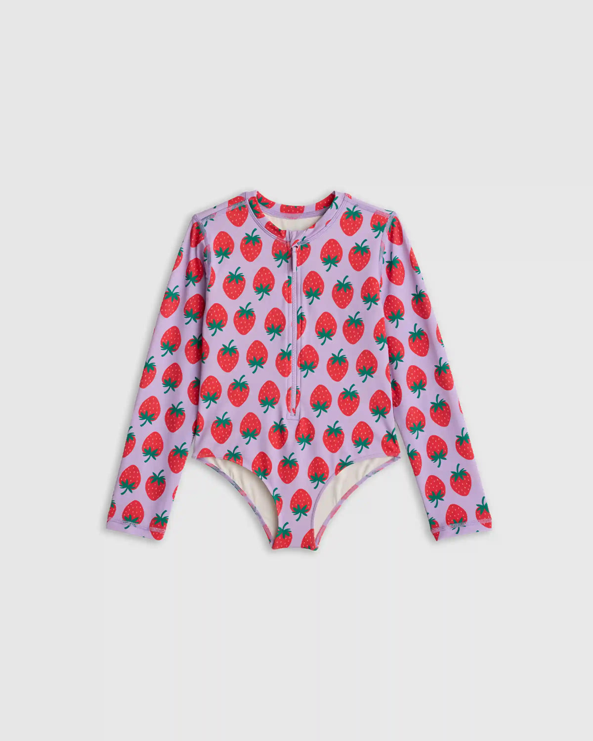 Long Sleeve Zip-Up Swimsuit