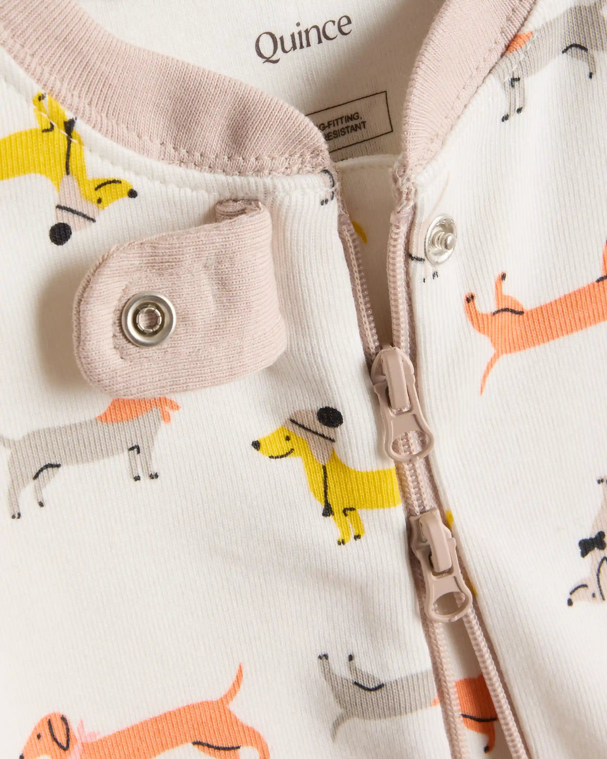 100% Organic Cotton Shortie Onesie Pajama