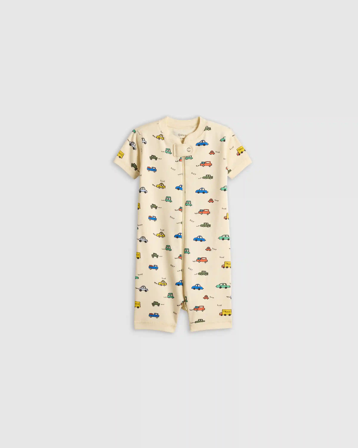 100% Organic Cotton Shortie Onesie Pajama