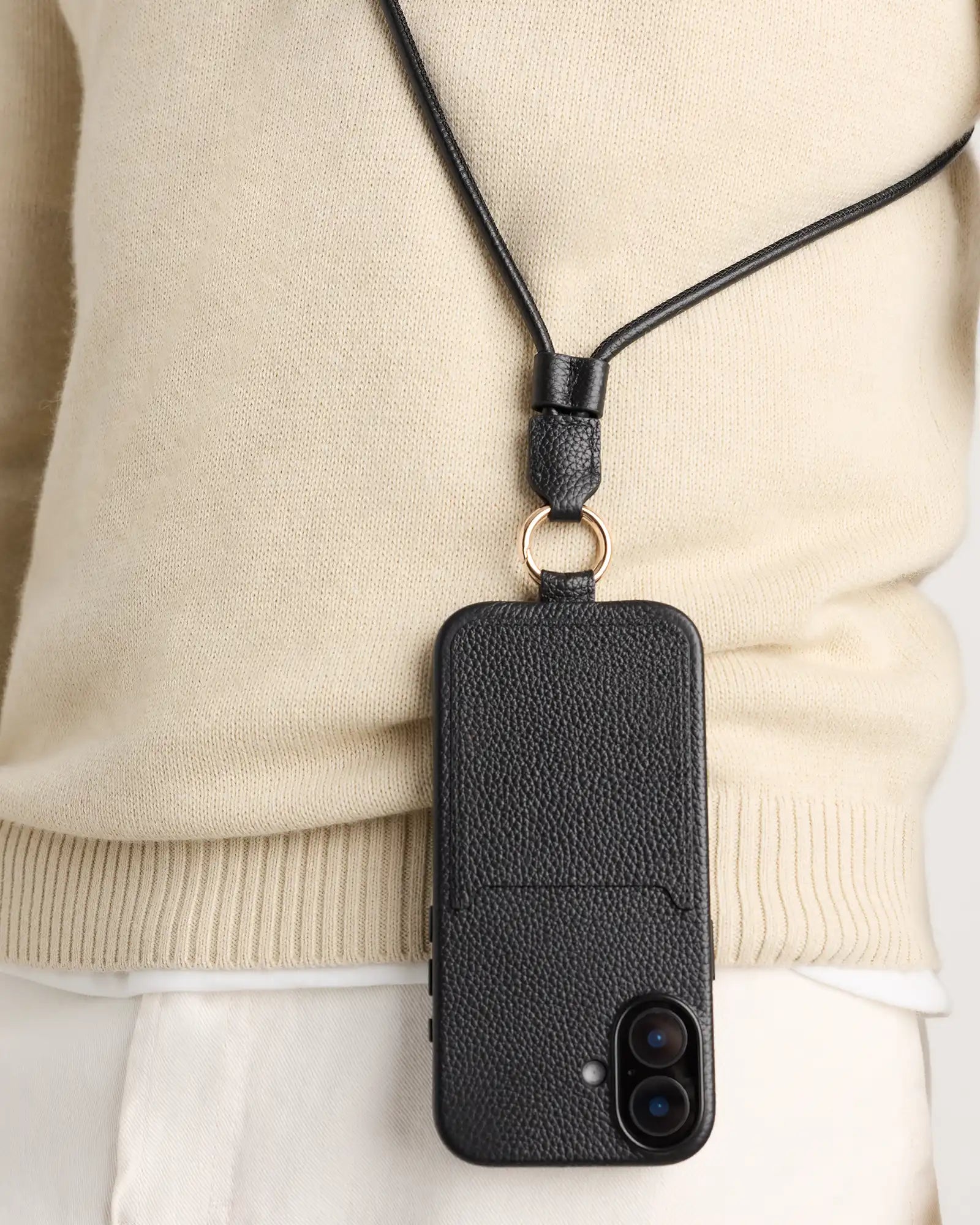 Italian Leather Phone Crossbody Case