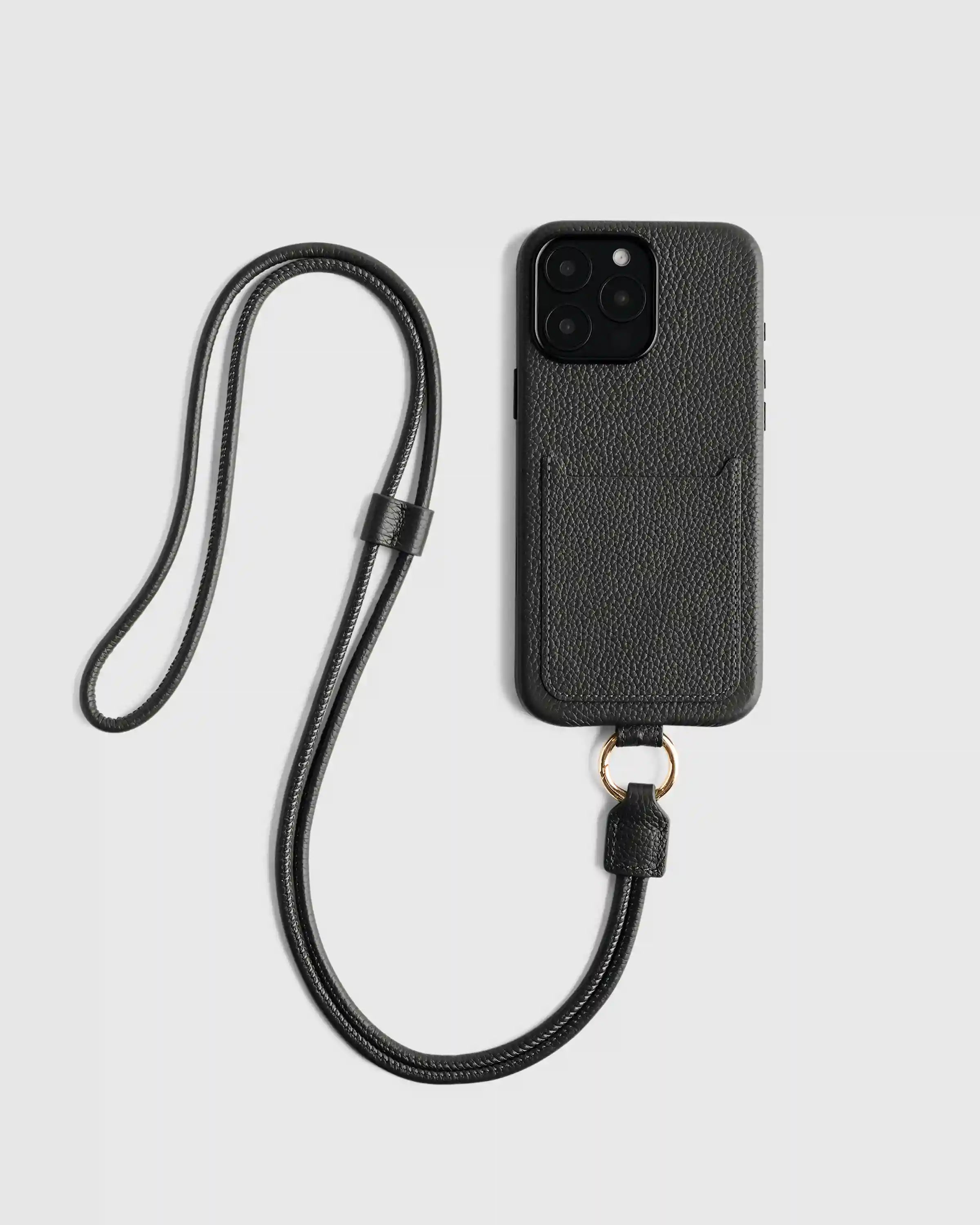 Italian Leather Phone Crossbody Case