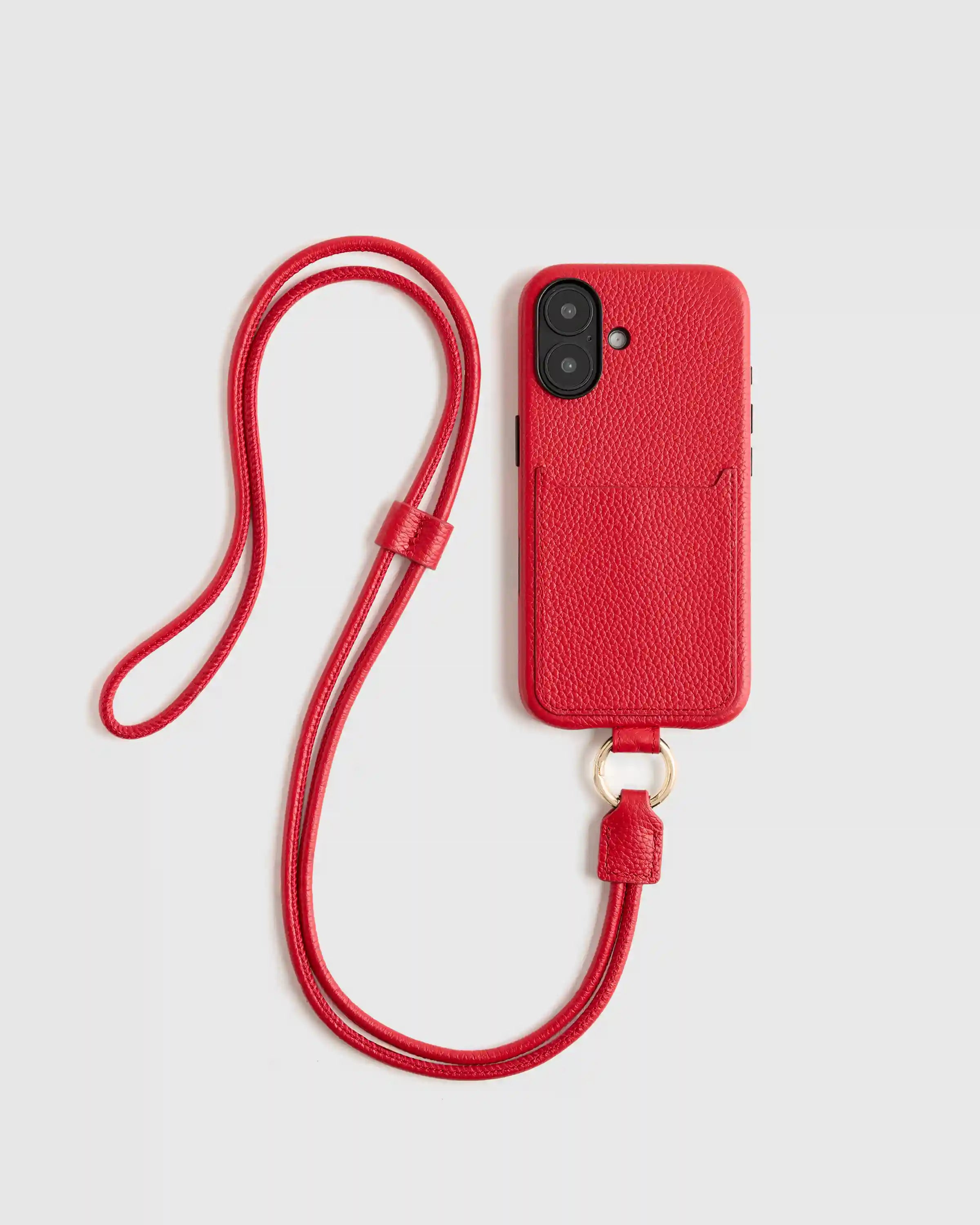 Italian Leather Phone Crossbody Case