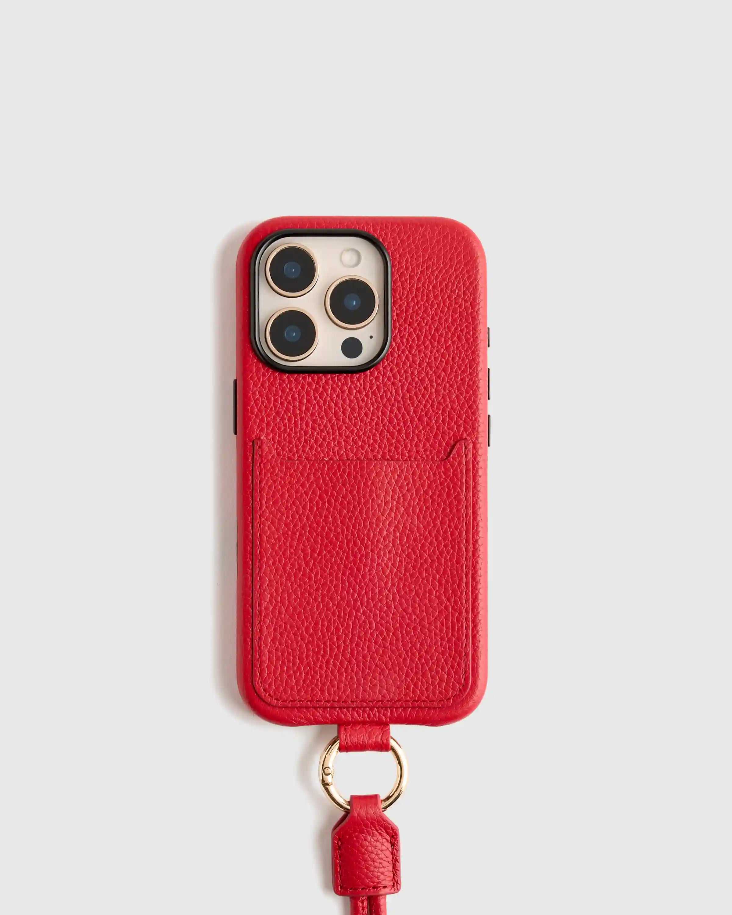 Italian Leather Phone Crossbody Case