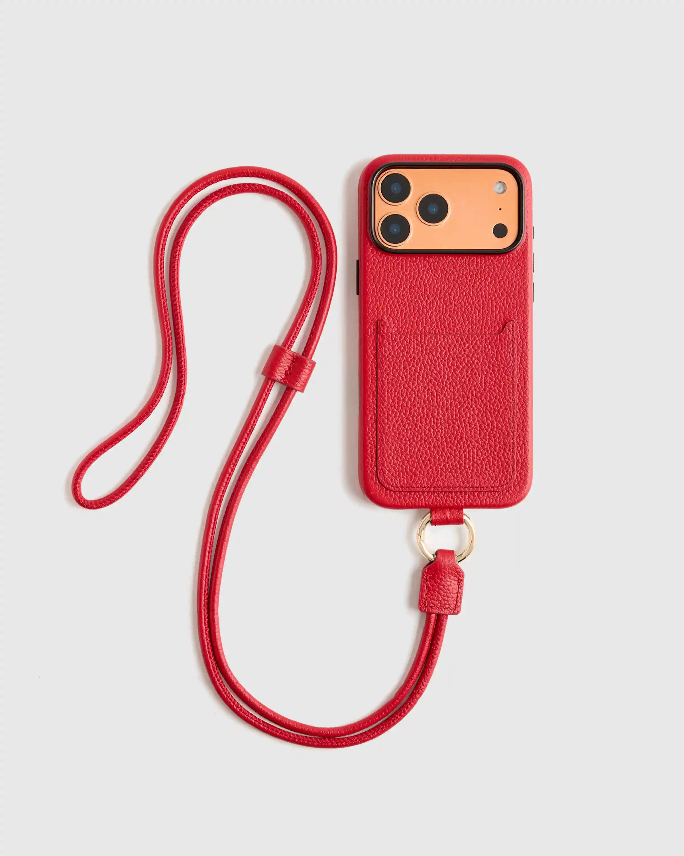 Italian Leather Phone Crossbody Case