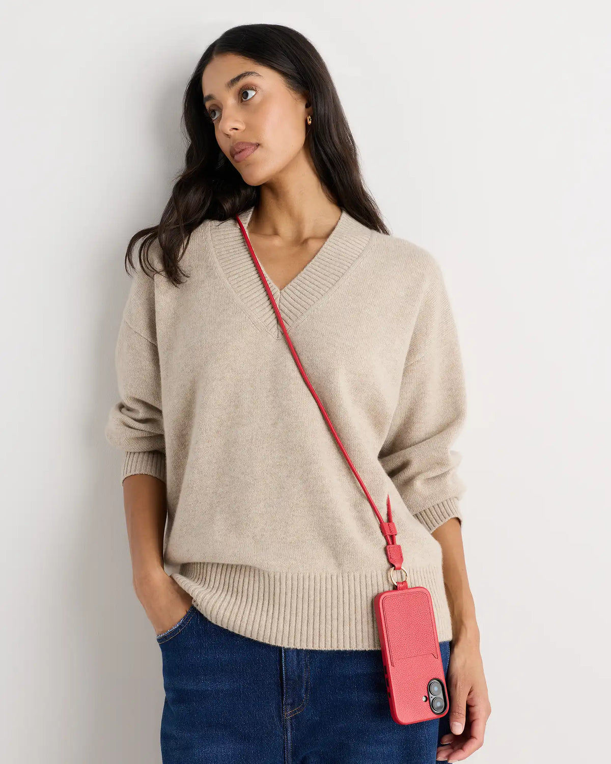 Italian Leather Phone Crossbody Case