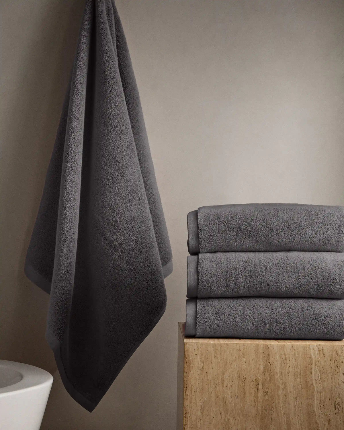 Plush Organic Turkish Cotton Bath Towel (Set of 2)