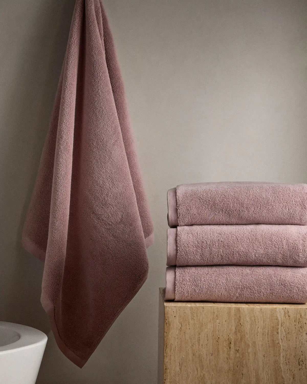 Plush Organic Turkish Cotton Bath Towel (Set of 2)