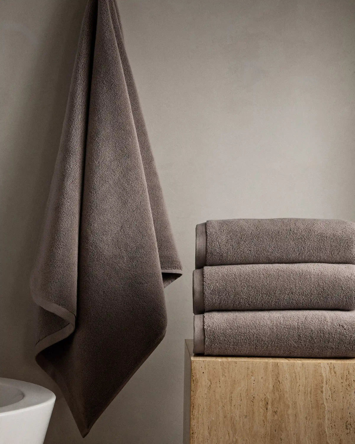 Plush Organic Turkish Cotton Bath Towel (Set of 2)