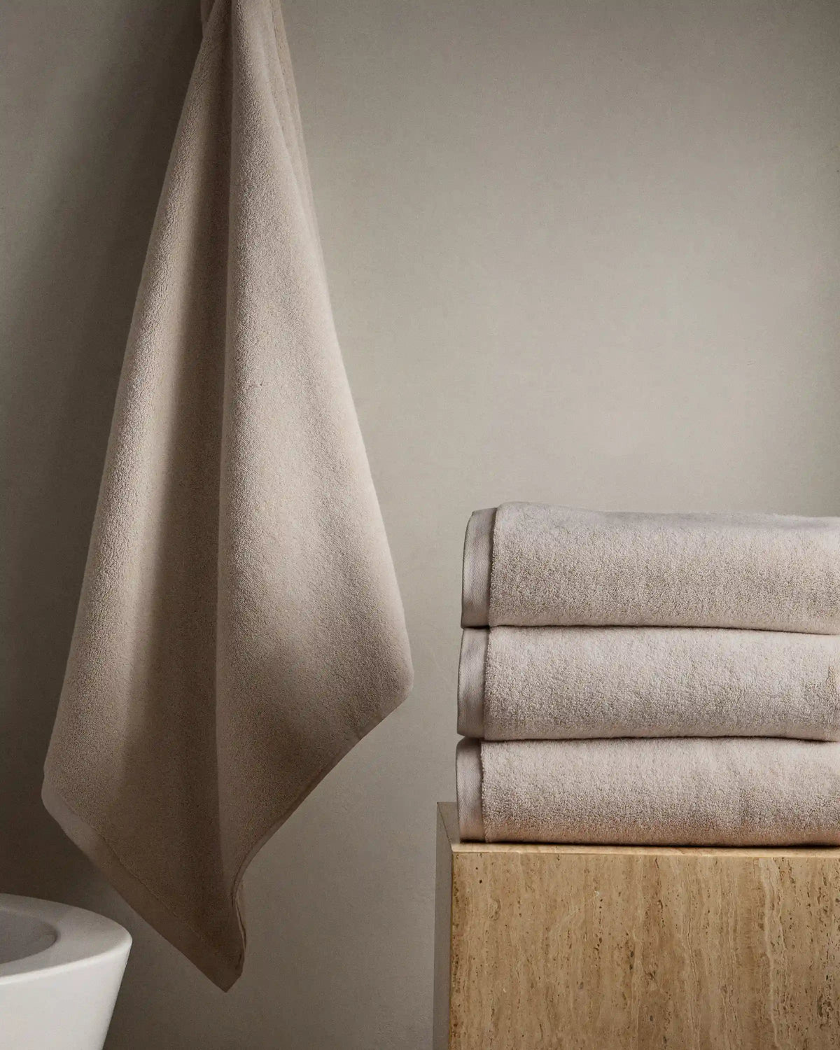 Plush Organic Turkish Cotton Bath Towel (Set of 2)