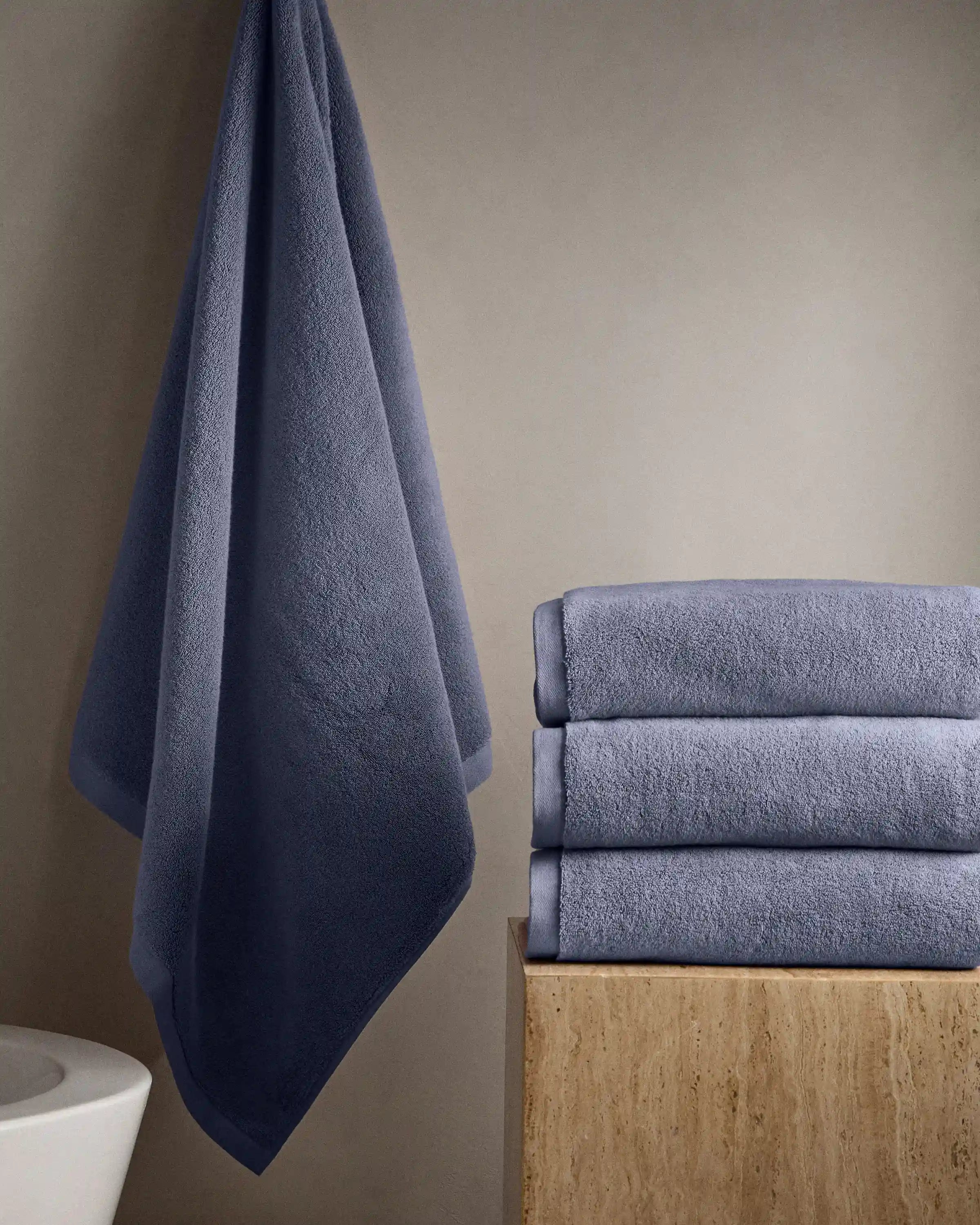 Plush Organic Turkish Cotton Bath Towel (Set of 2)