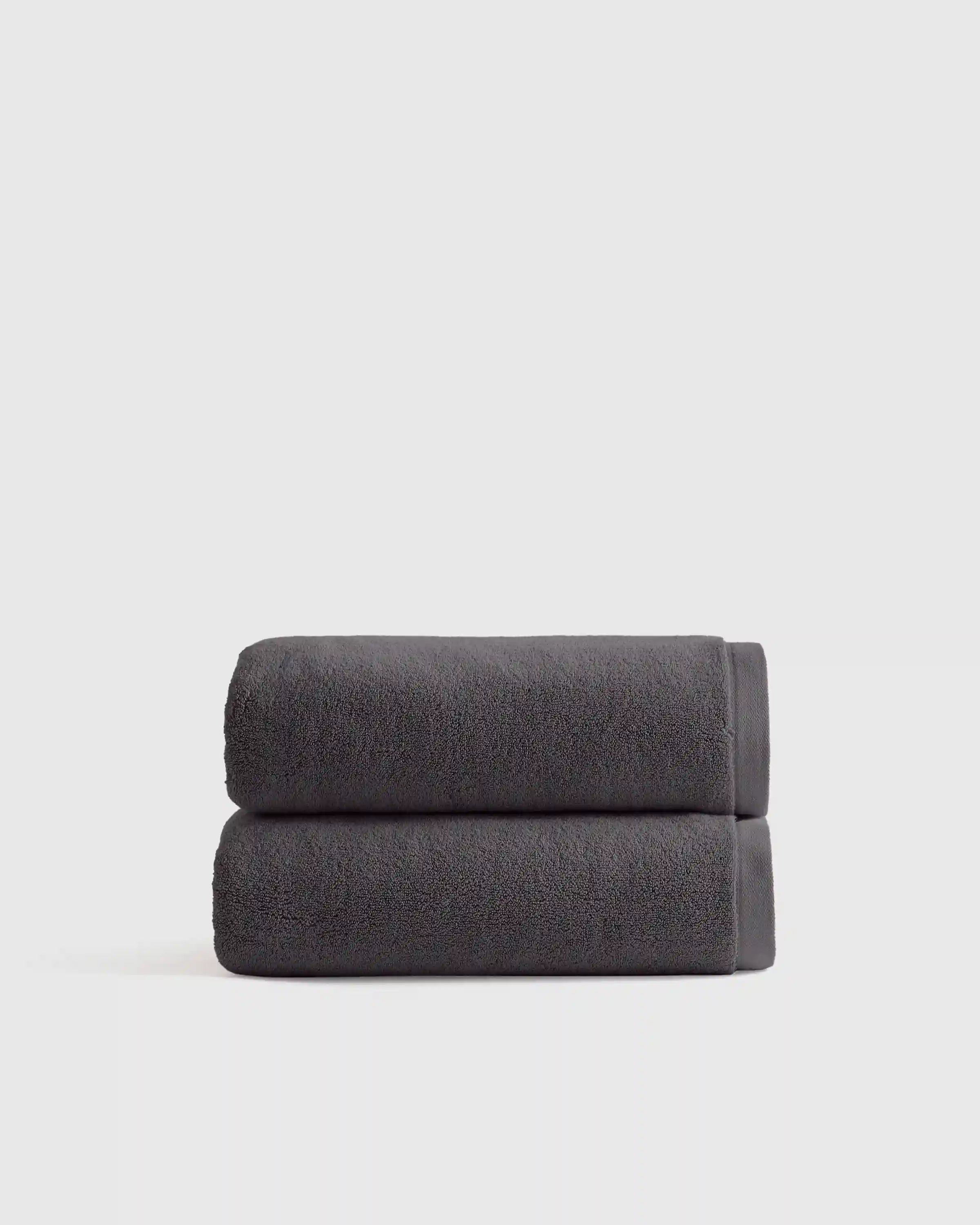 Plush Organic Turkish Cotton Bath Towel (Set of 2)
