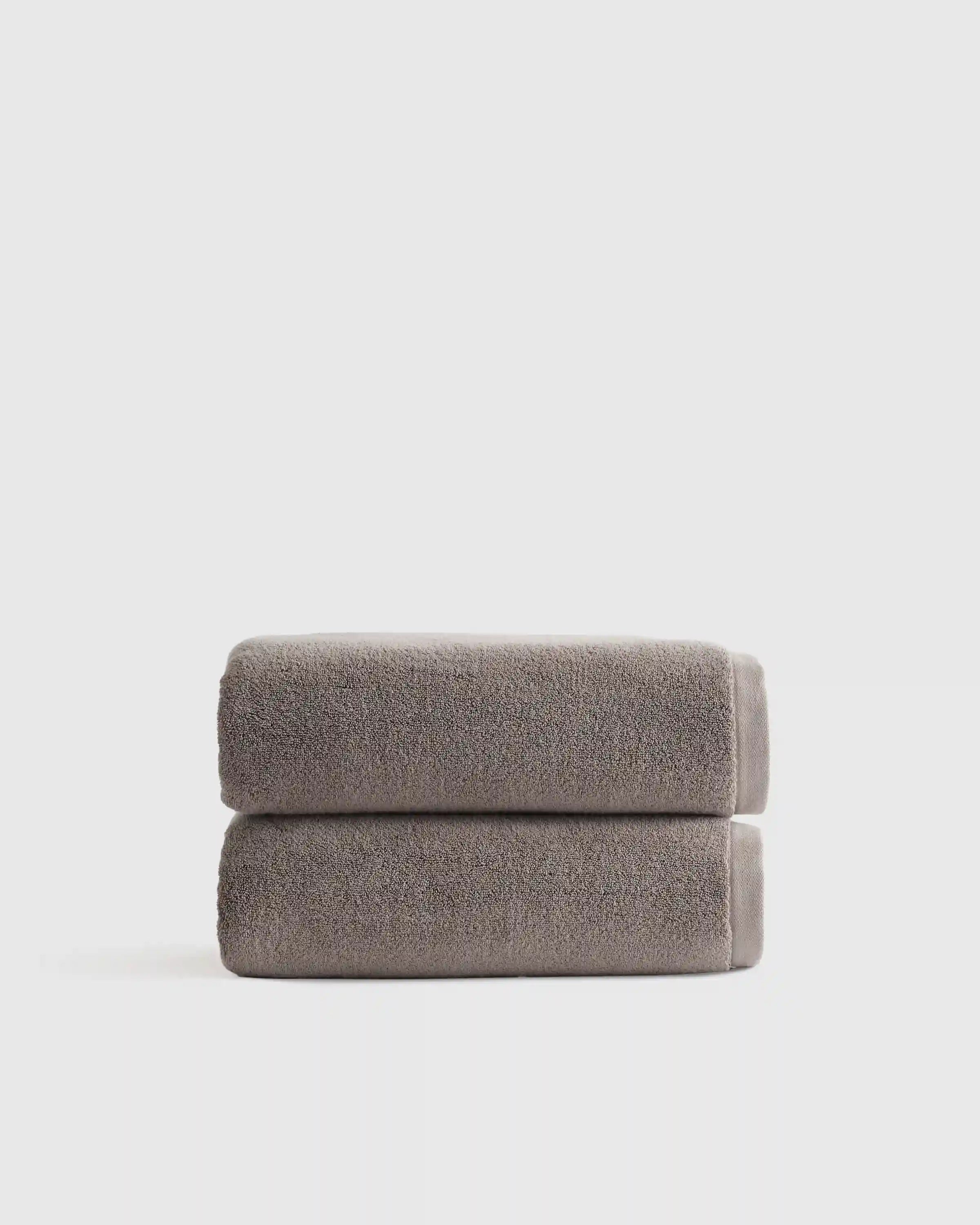 Plush Organic Turkish Cotton Bath Towel (Set of 2)