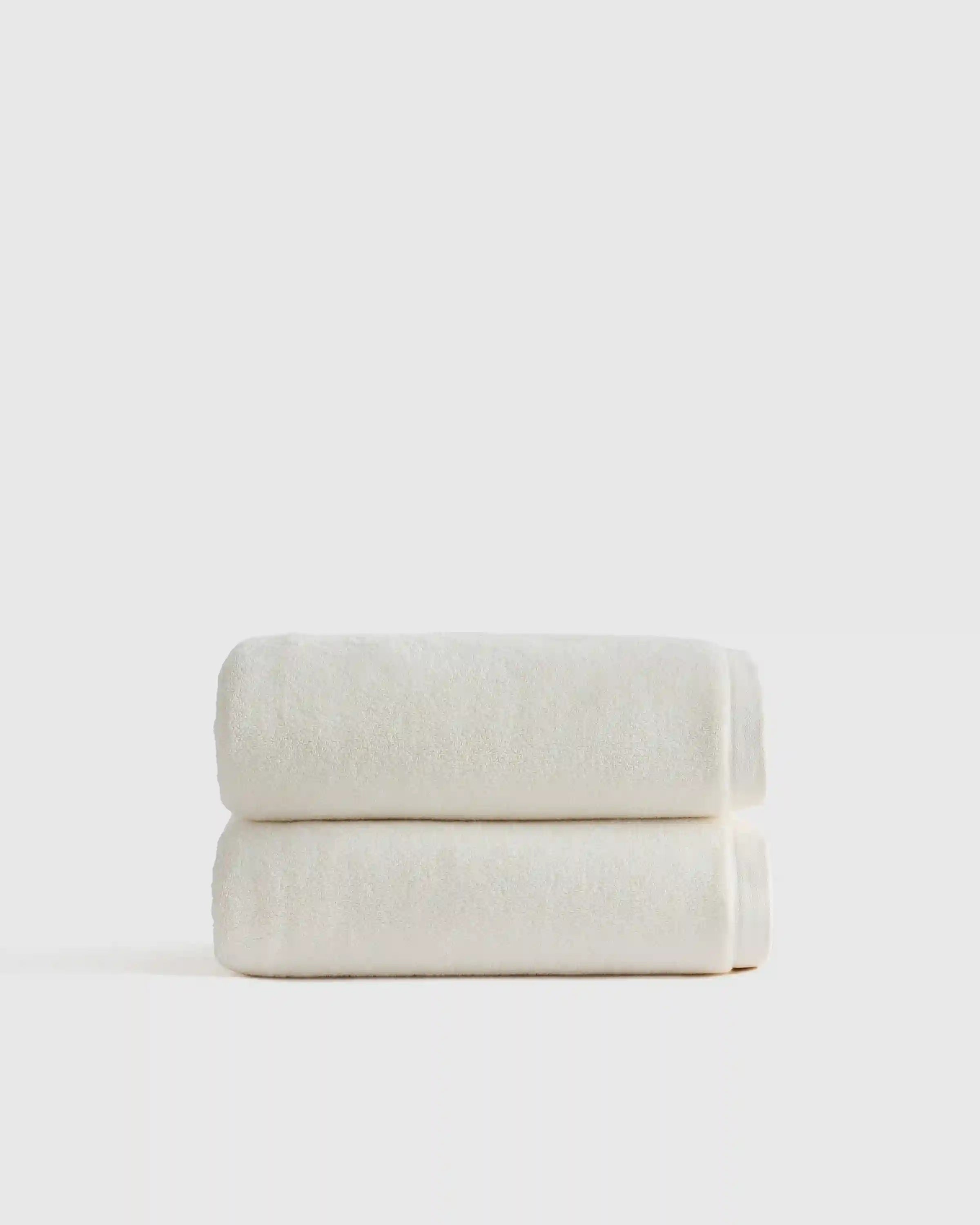 Plush Organic Turkish Cotton Bath Towel (Set of 2)