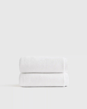 Plush Organic Turkish Cotton Bath Towel (Set of 2)