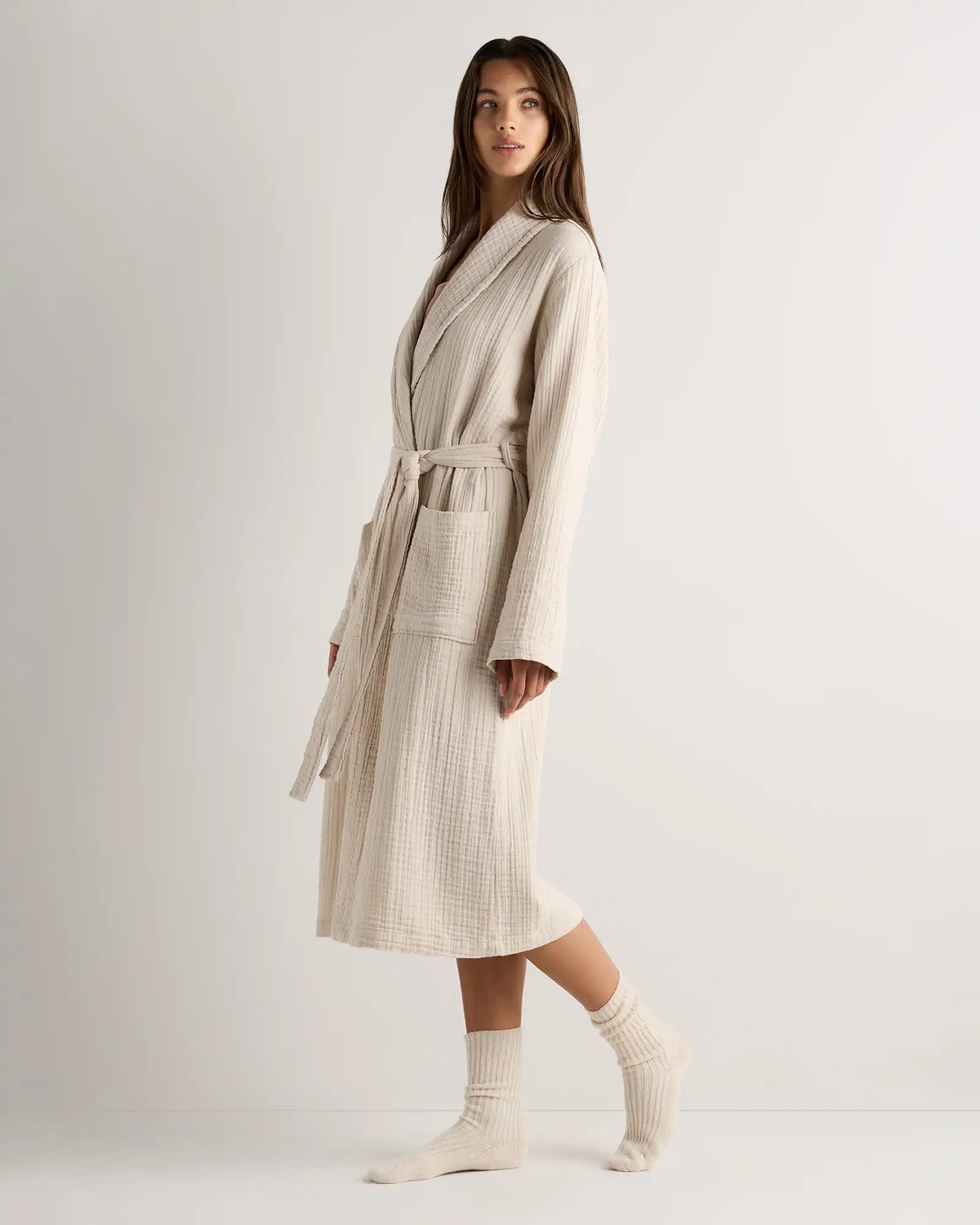 Soft Layered Turkish Cotton Robe