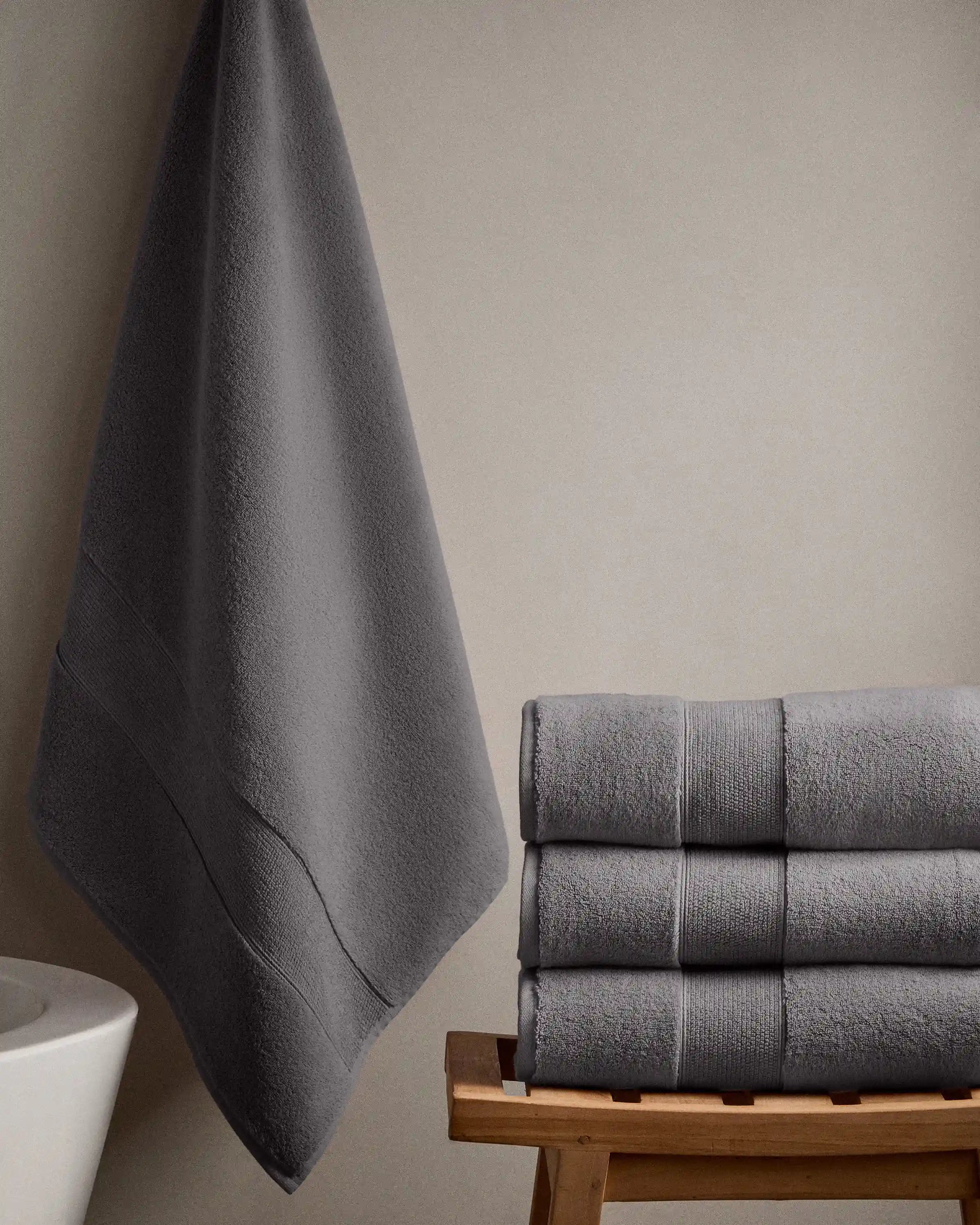 Classic Organic Turkish Cotton Bath Towel (Set of 2)