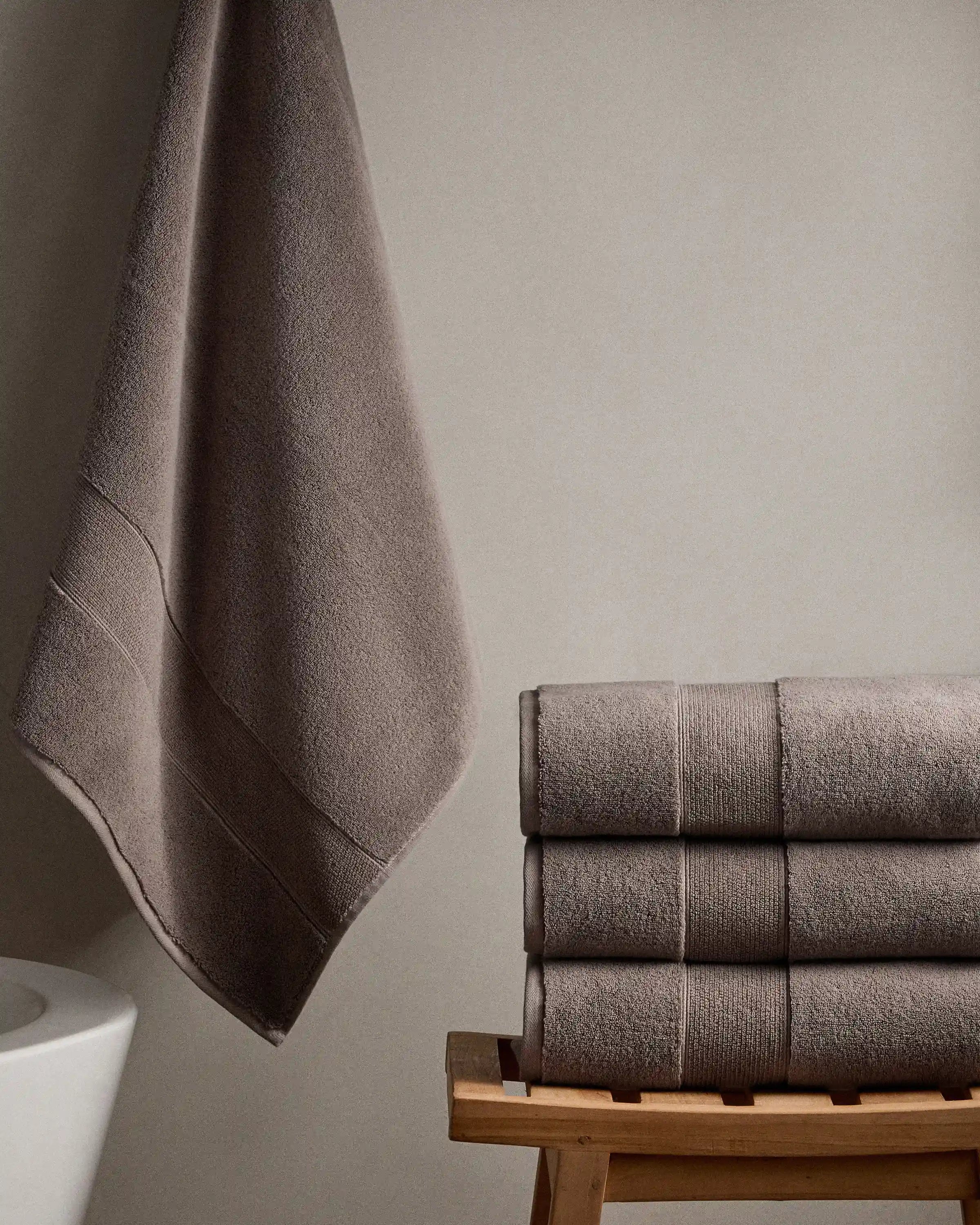 Classic Organic Turkish Cotton Bath Towel (Set of 2)