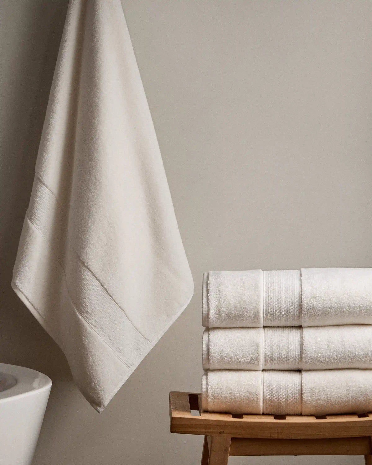 Classic Organic Turkish Cotton Bath Towel (Set of 2)
