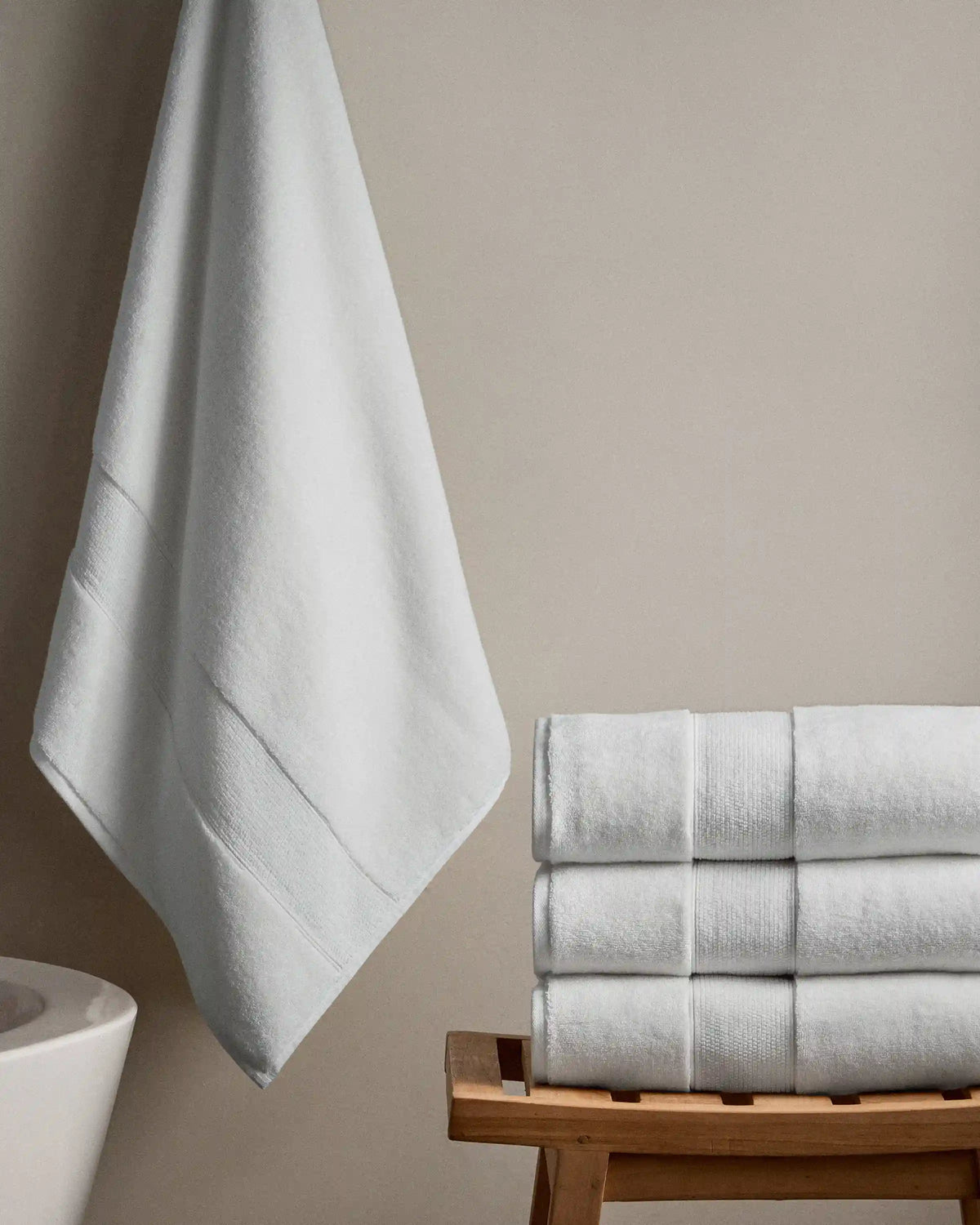 Classic Organic Turkish Cotton Bath Towel (Set of 2)