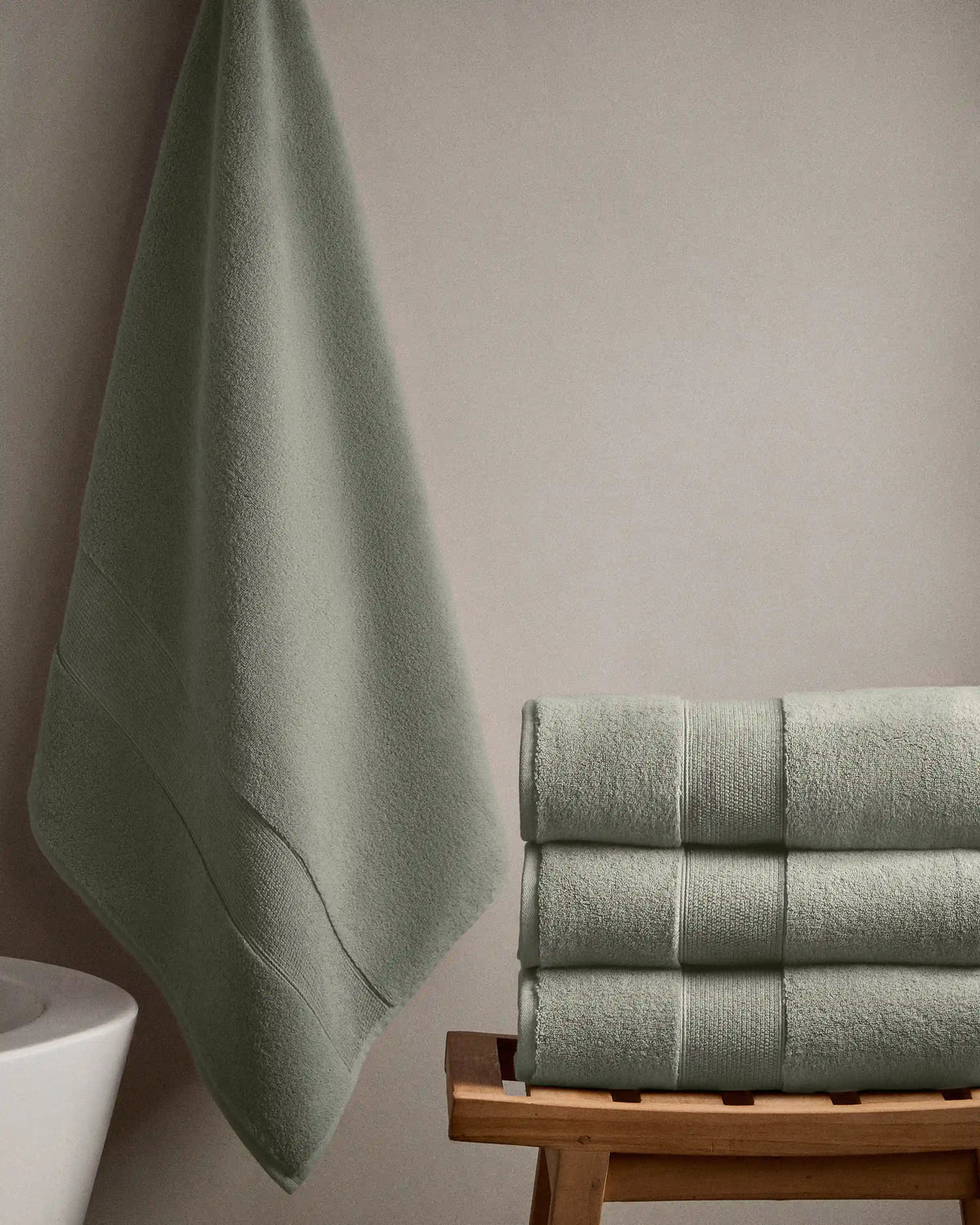 Classic Organic Turkish Cotton Bath Towel (Set of 2)