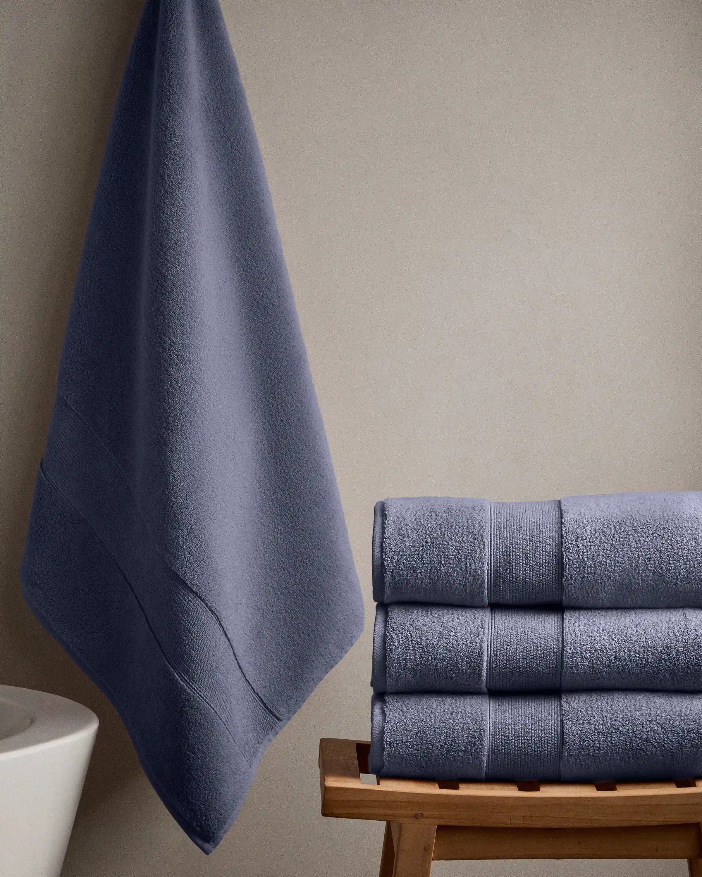 Classic Organic Turkish Cotton Bath Towel (Set of 2)