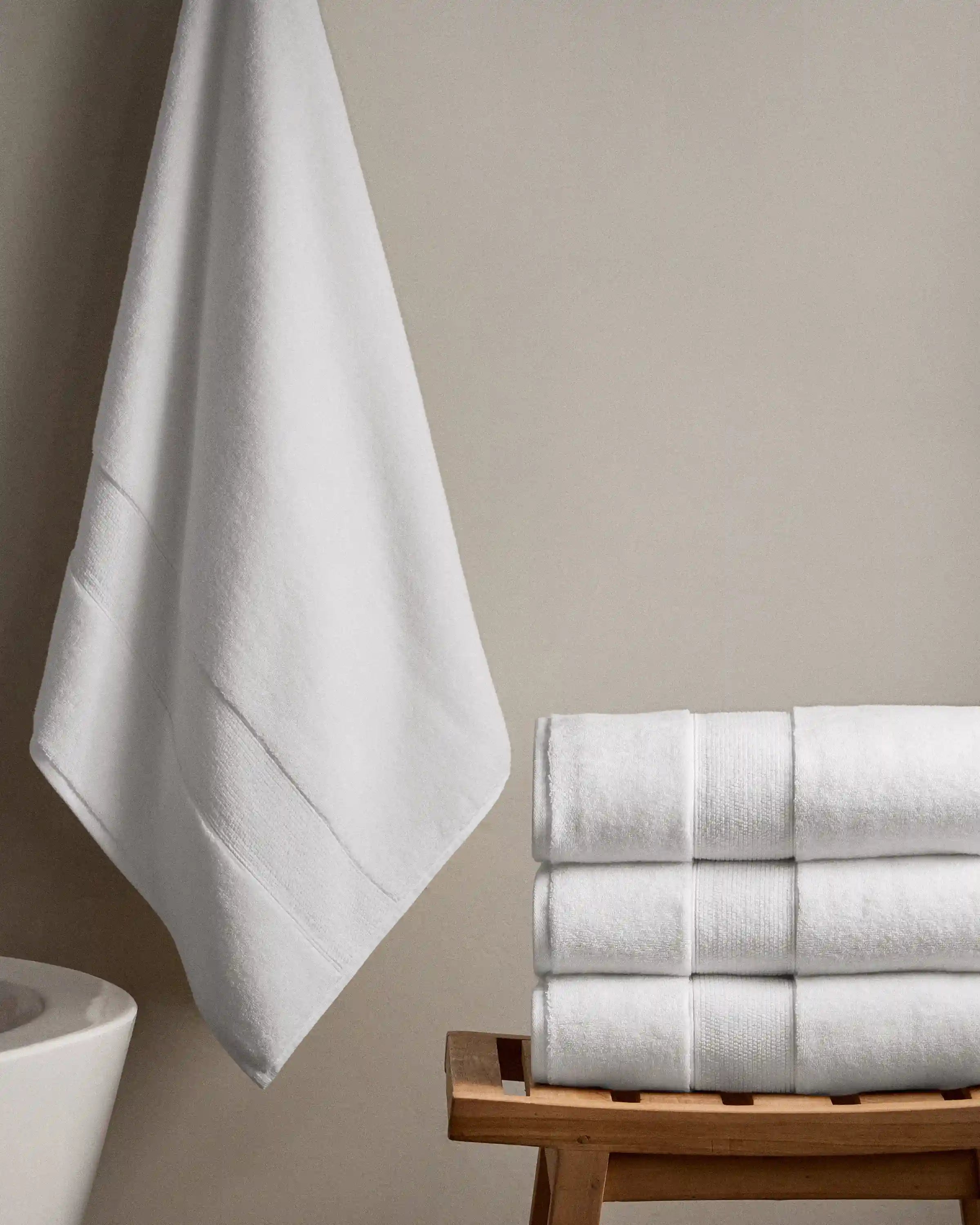 Classic Organic Turkish Cotton Bath Towel (Set of 2)