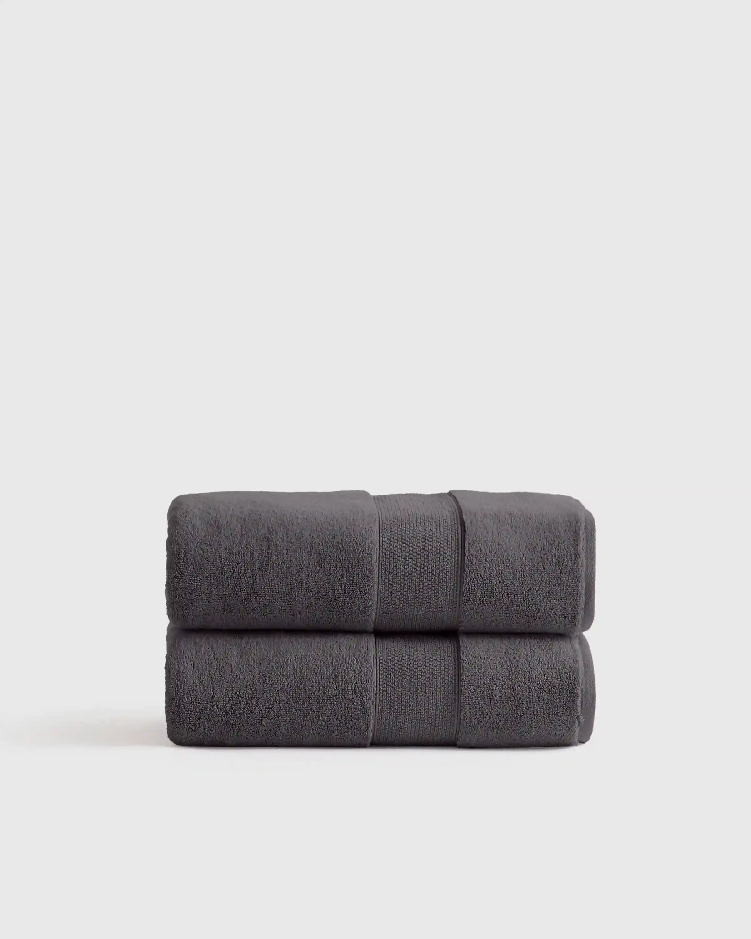 Classic Organic Turkish Cotton Bath Towel (Set of 2)