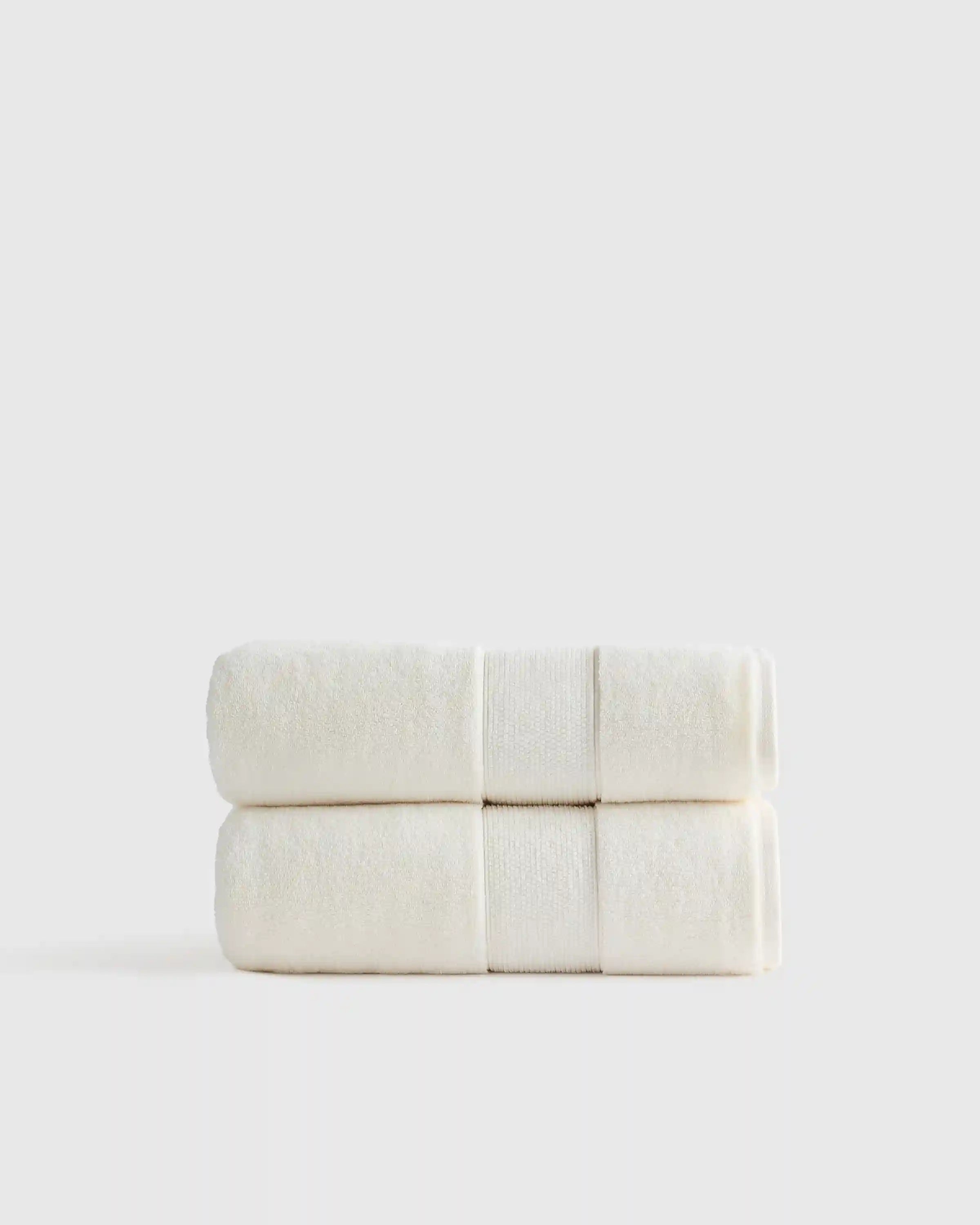 Classic Organic Turkish Cotton Bath Towel (Set of 2)