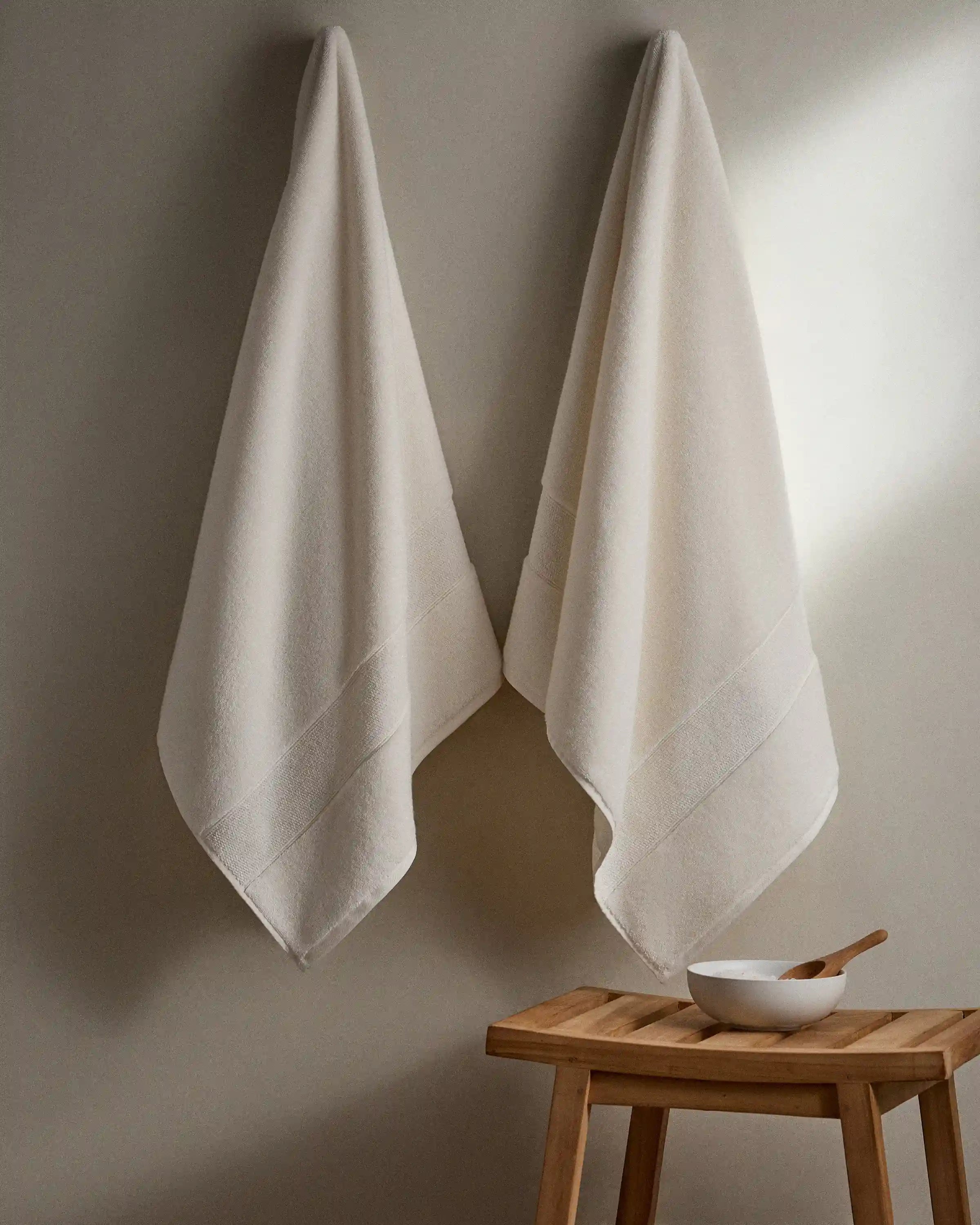 Classic Organic Turkish Cotton Bath Towel (Set of 2)