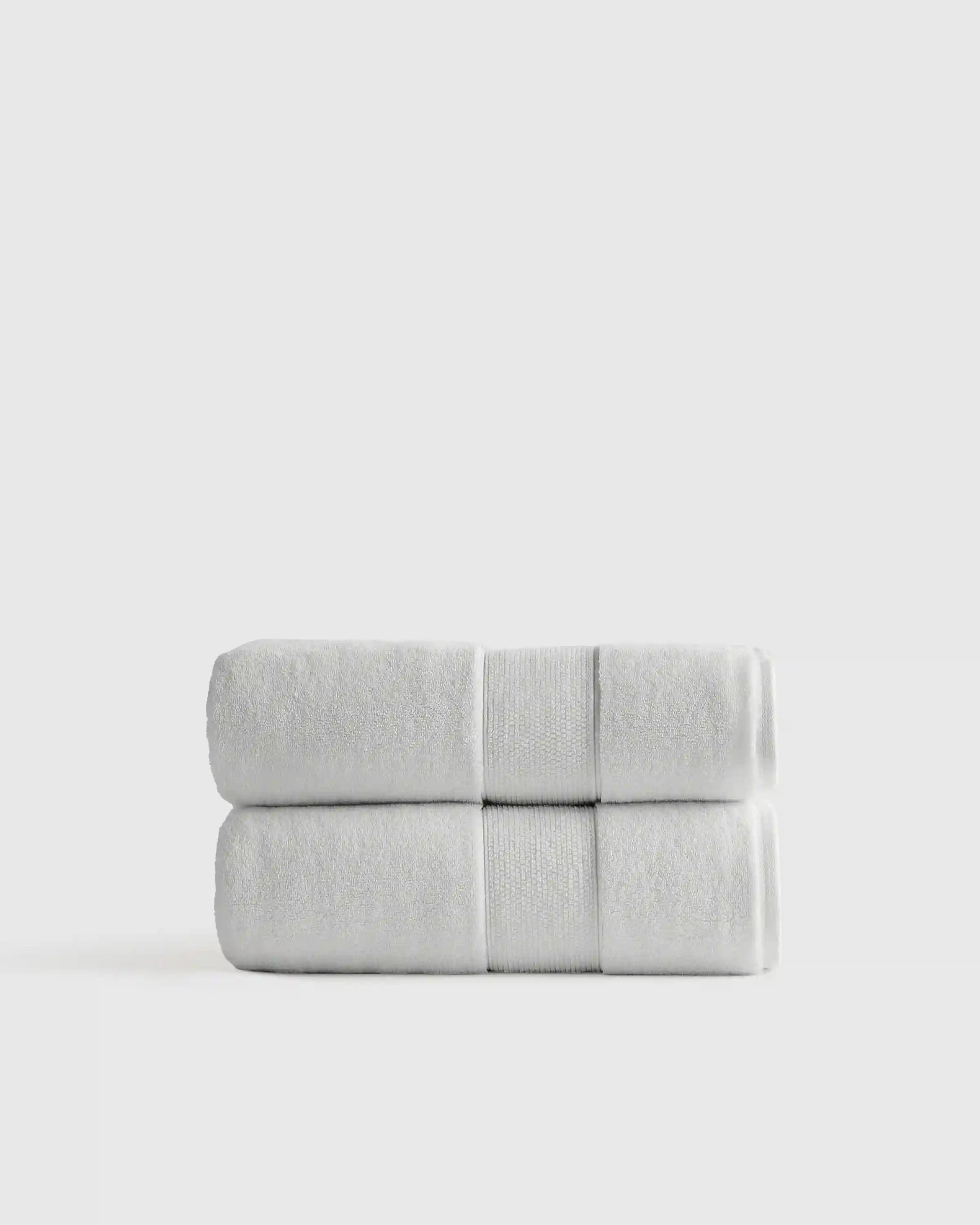 Classic Organic Turkish Cotton Bath Towel (Set of 2)